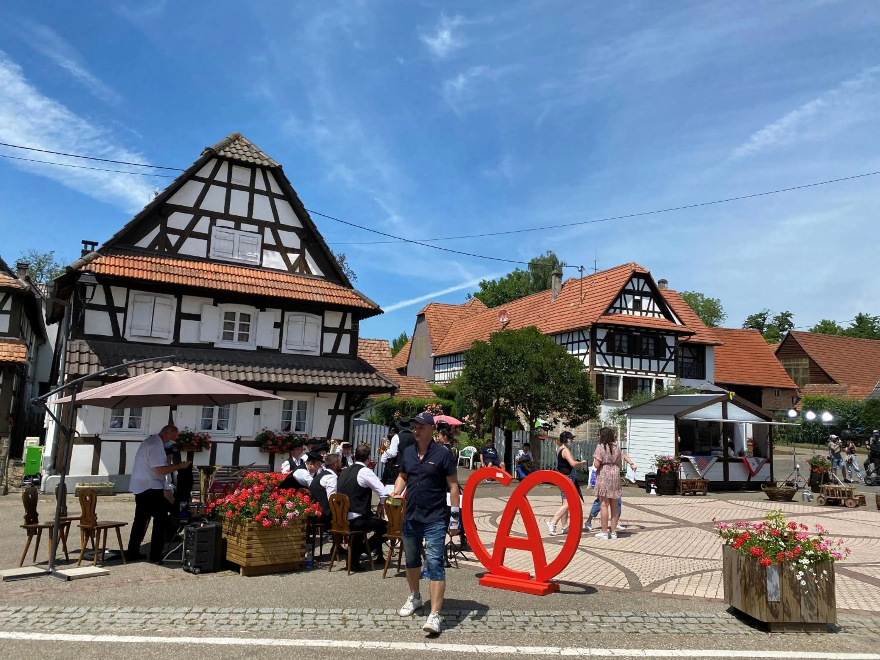 Evening entertainment in Gîtes et chambres d'hôtes Maison Ungerer