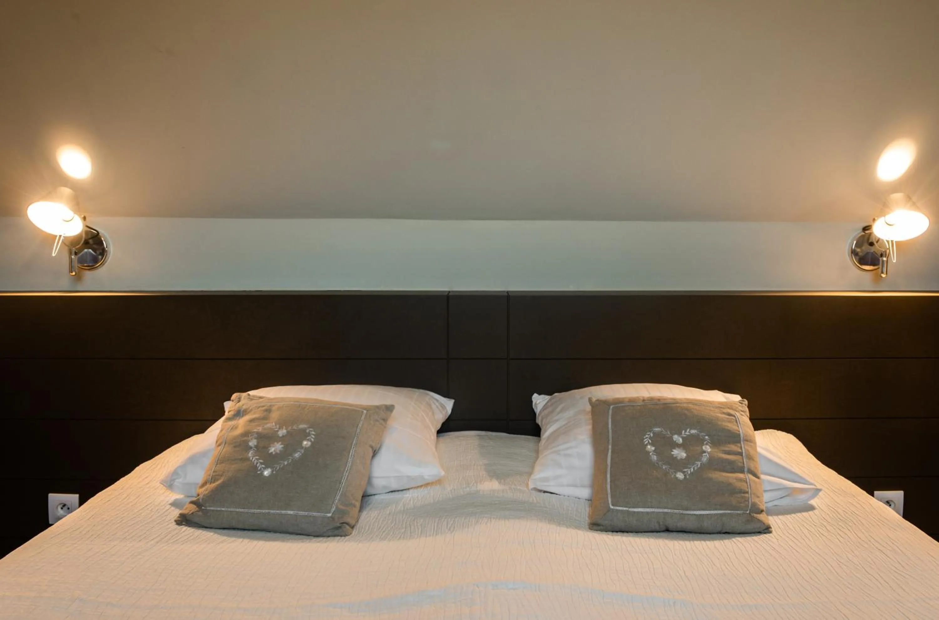 Bed in Gîtes et chambres d'hôtes Maison Ungerer