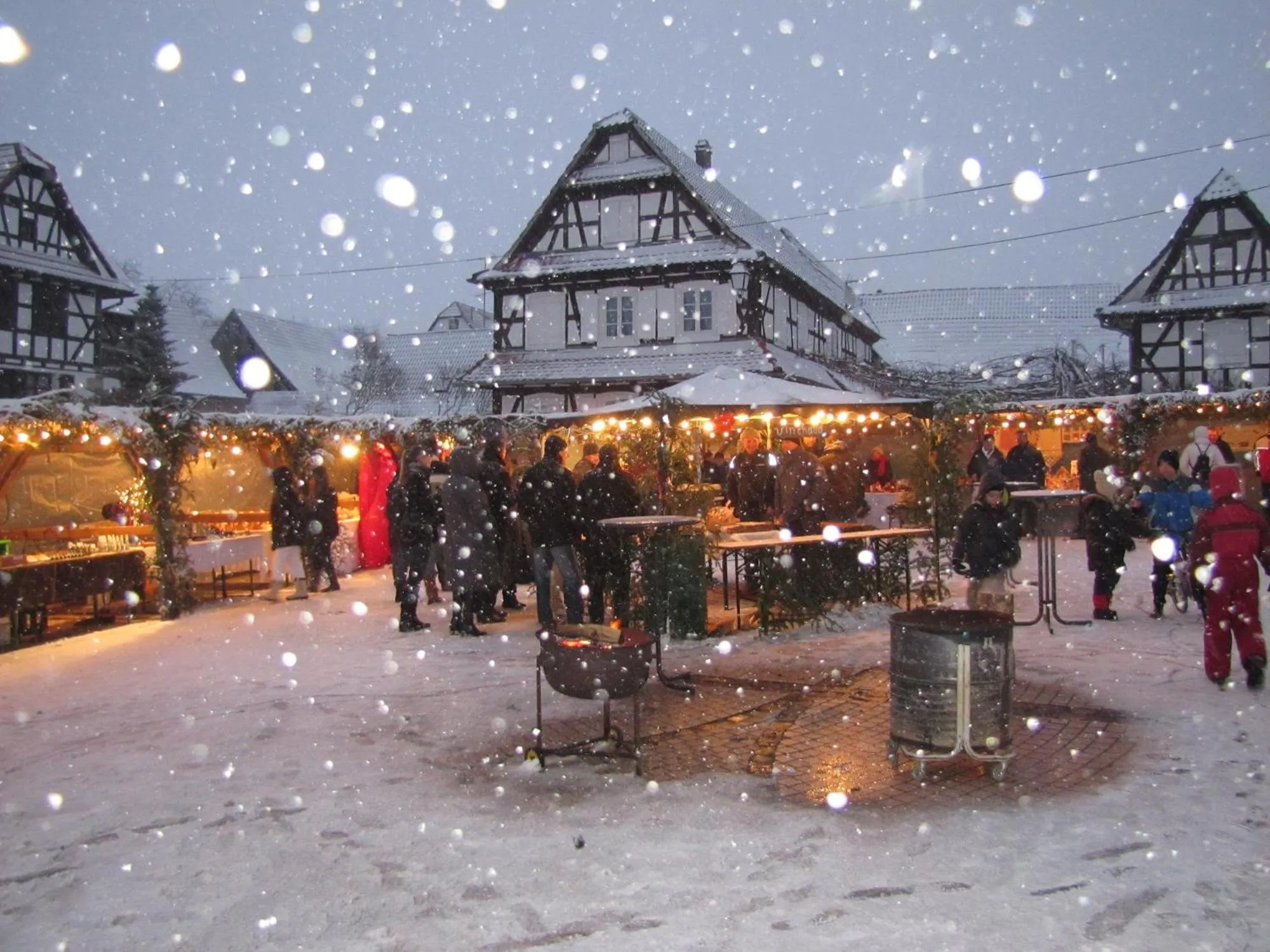 Evening entertainment in Gîtes et chambres d'hôtes Maison Ungerer