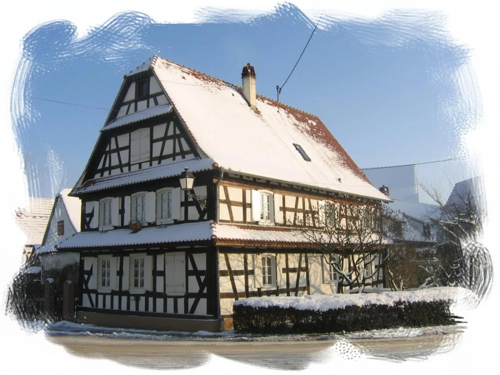 Winter in Gîtes et chambres d'hôtes Maison Ungerer