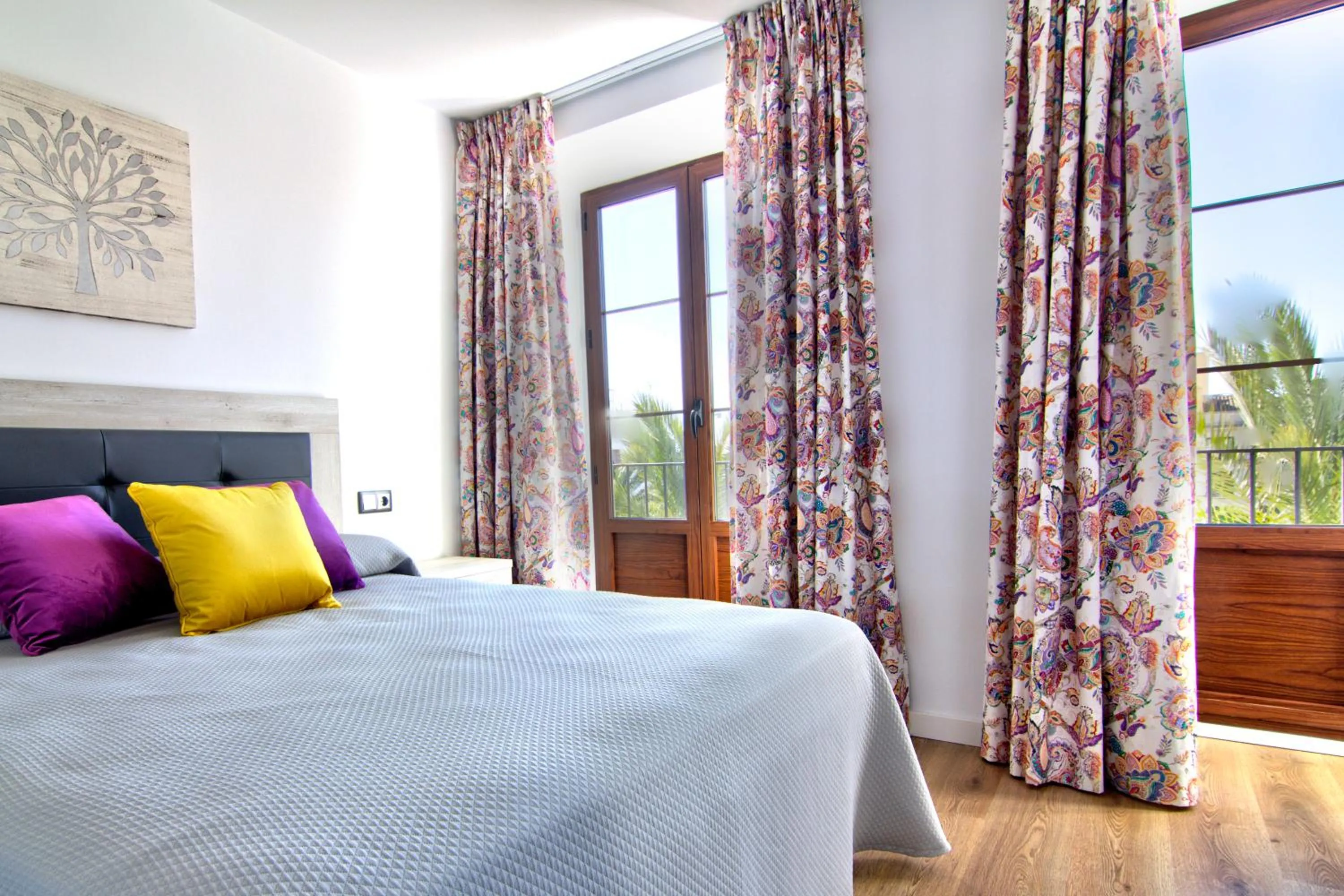 Bed in Apartamentos Arenal