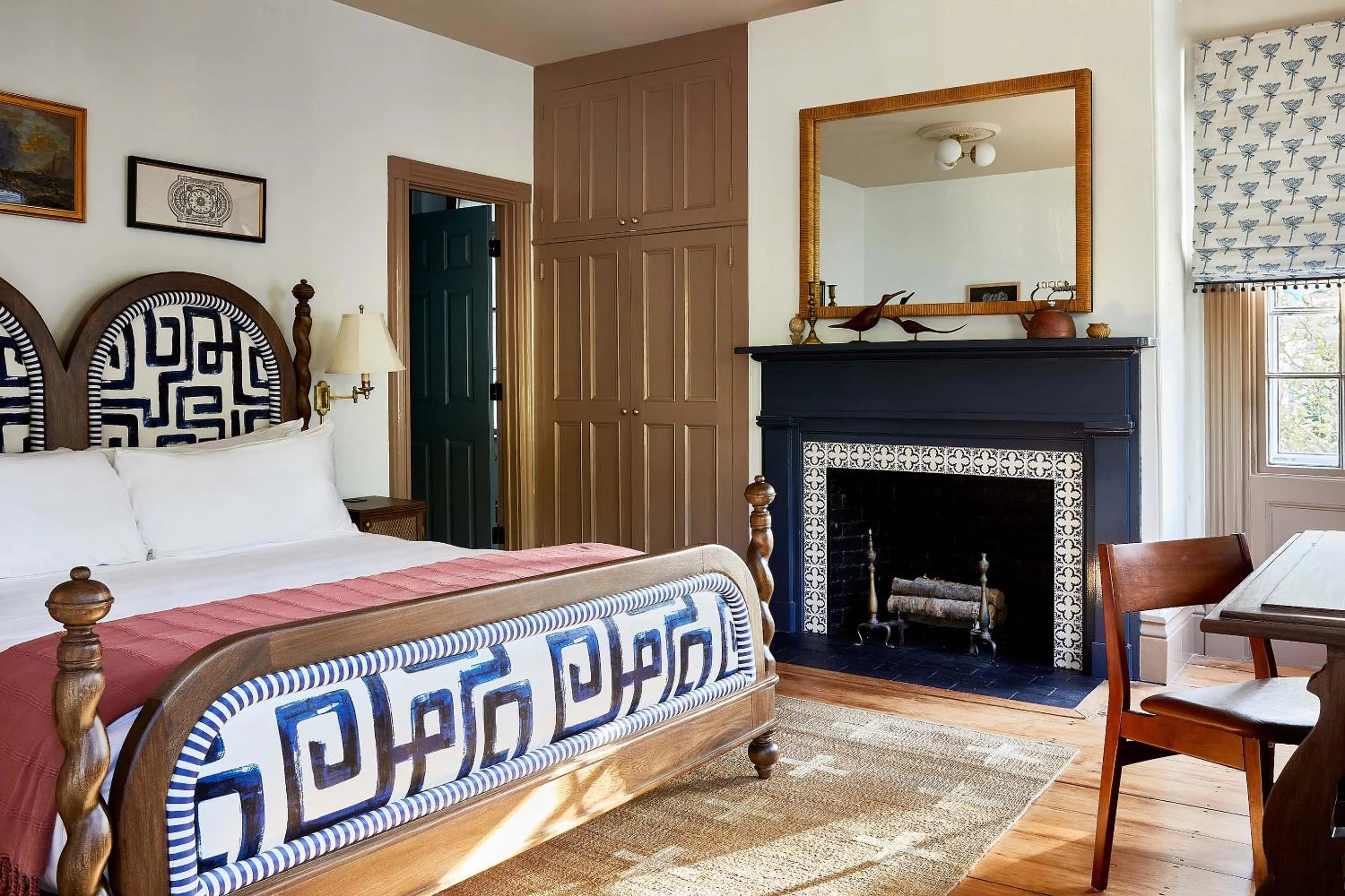 Bedroom in Blue Iris