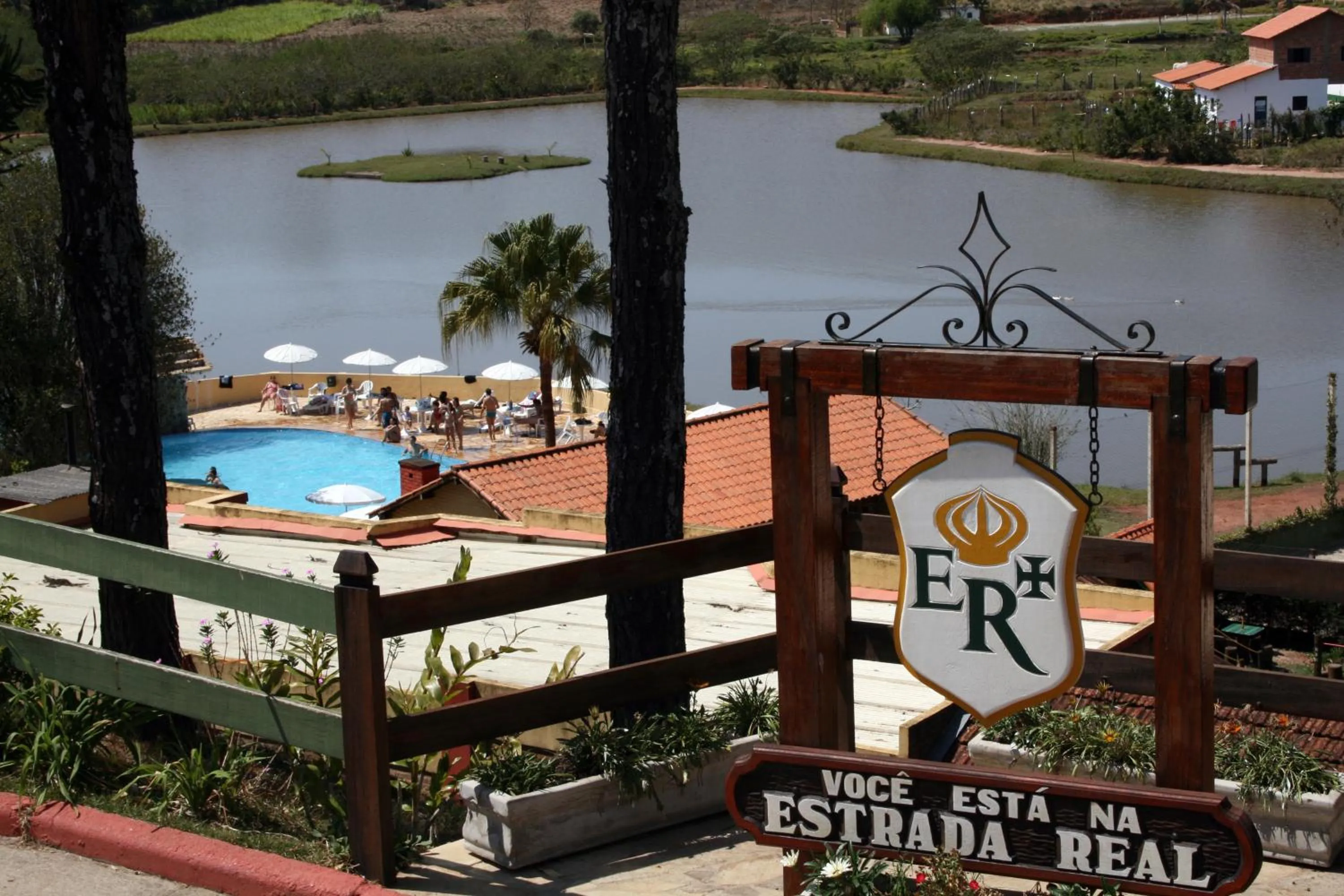 Lake view in Hotel Fazenda Vista Alegre