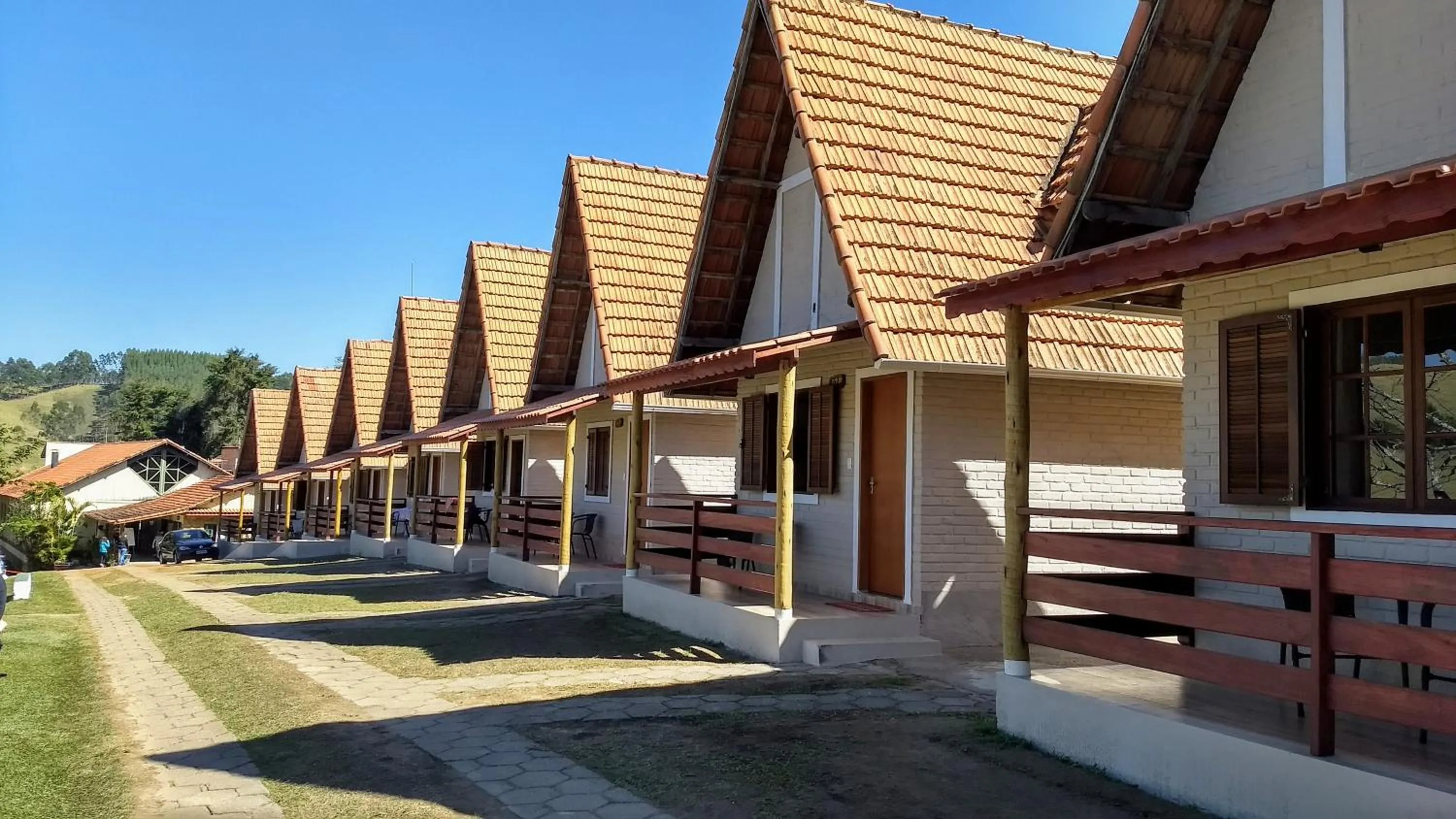 Property building in Hotel Fazenda Vista Alegre