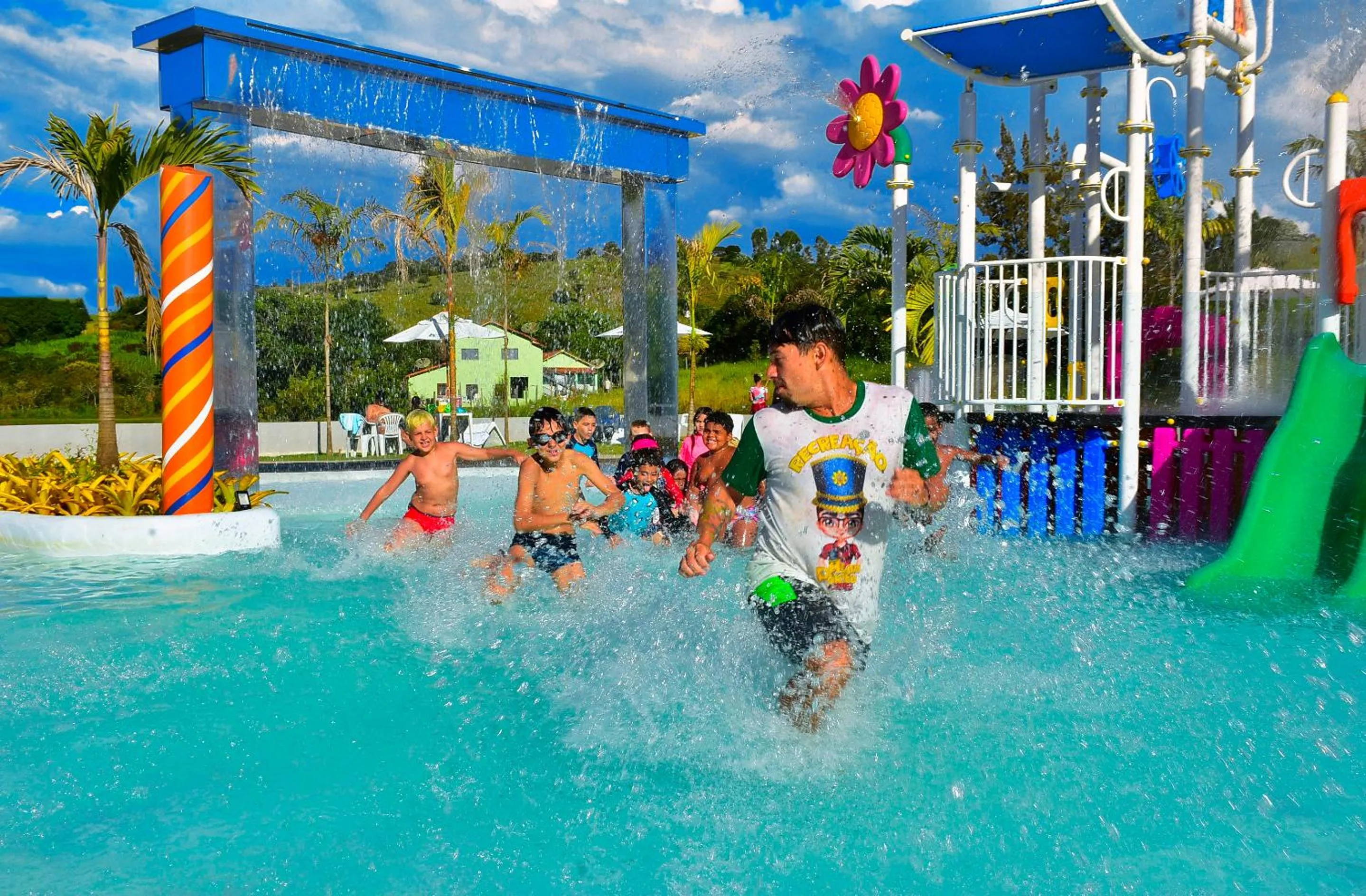 Aqua park in Hotel Fazenda Vista Alegre