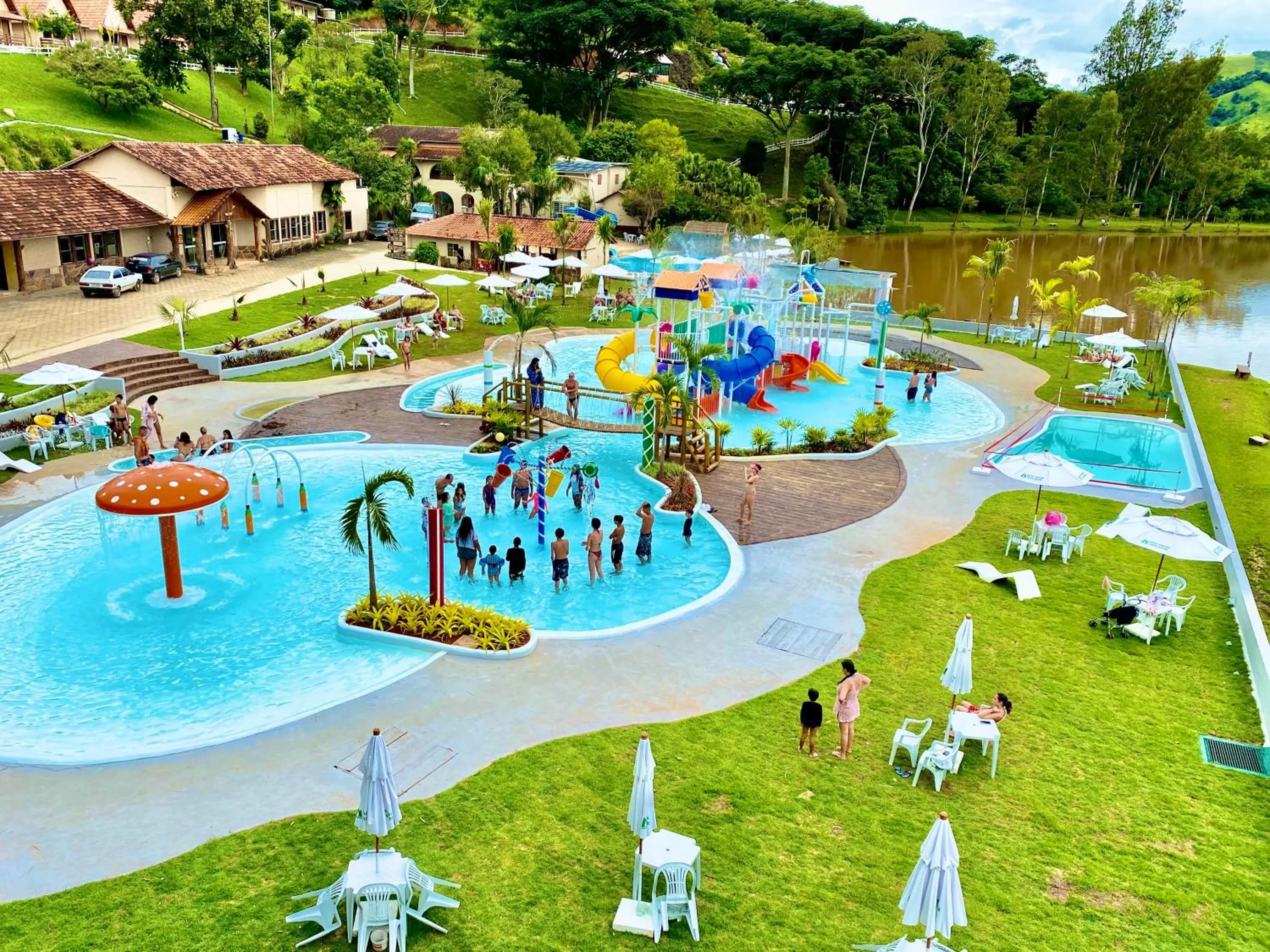 Aqua park in Hotel Fazenda Vista Alegre