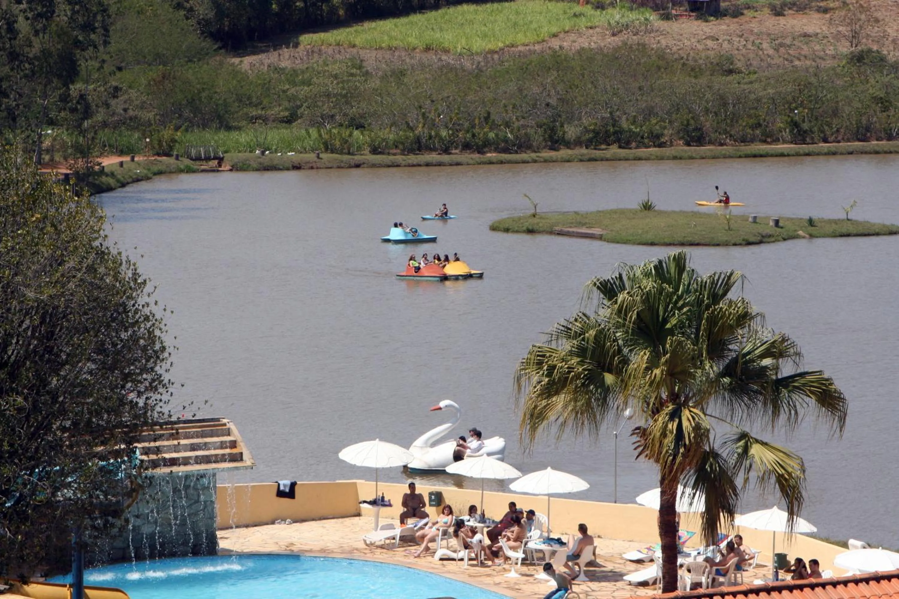 Lake view in Hotel Fazenda Vista Alegre