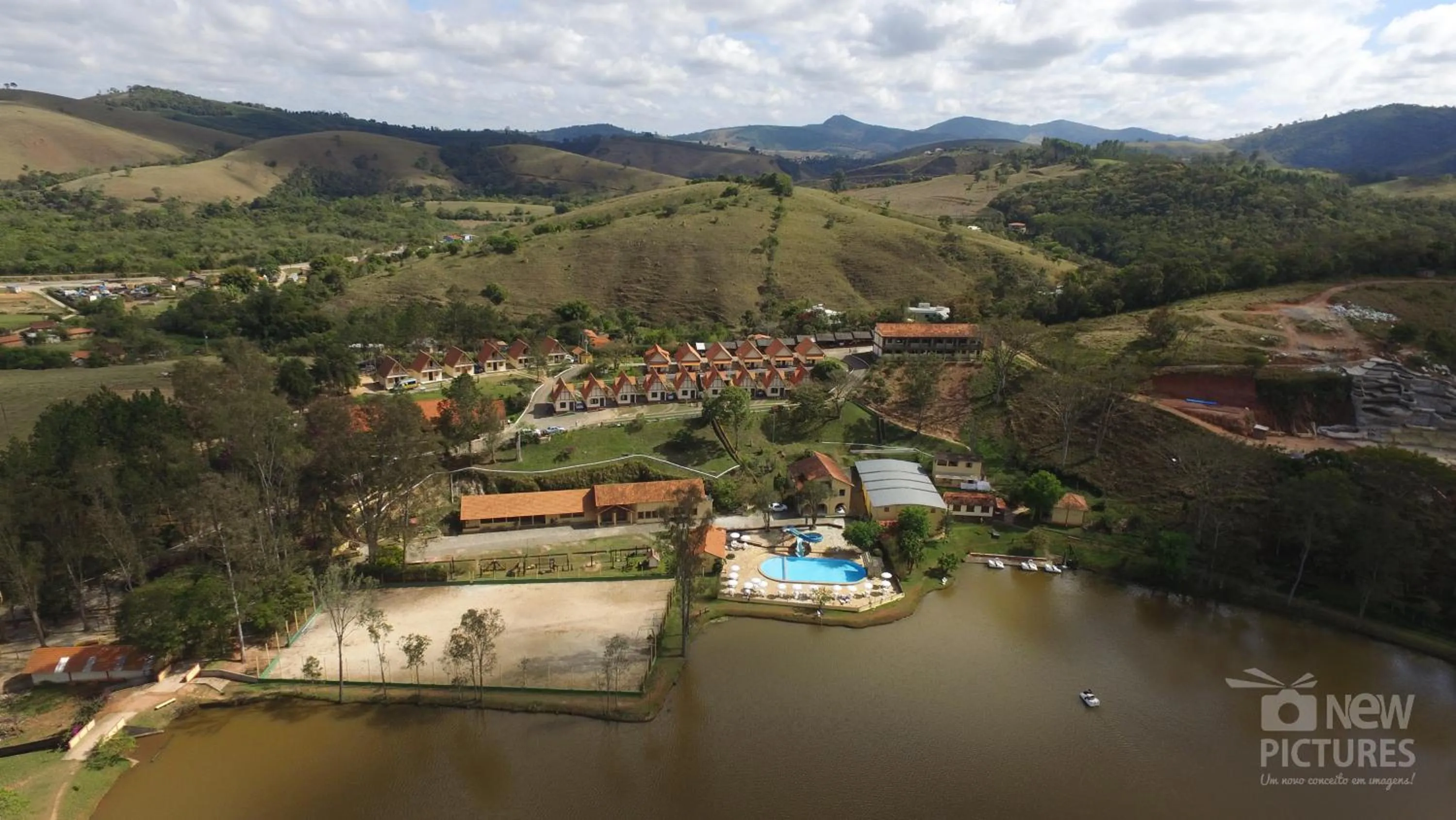 Lake view in Hotel Fazenda Vista Alegre