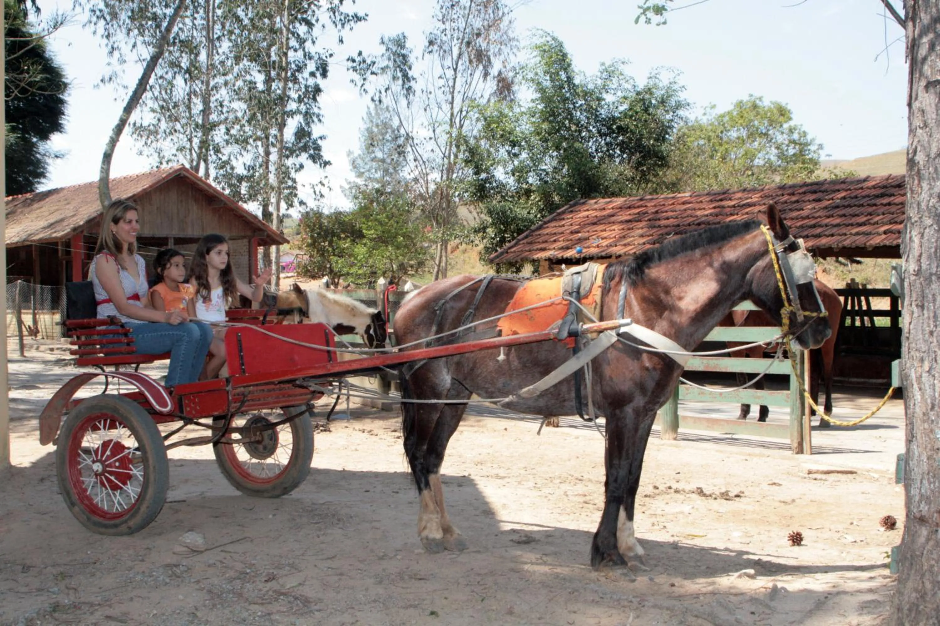 Horse-riding in Hotel Fazenda Vista Alegre