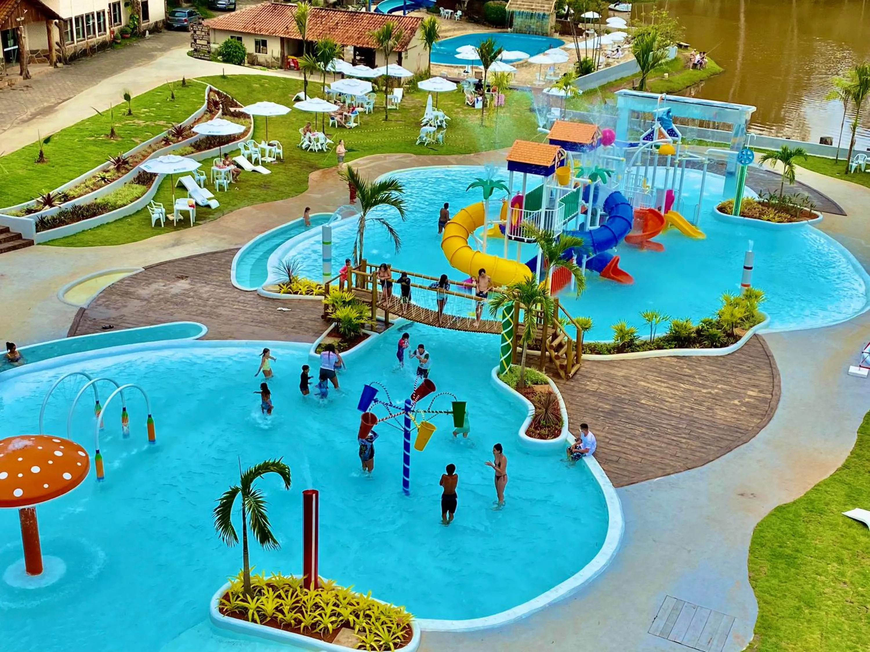 Aqua park in Hotel Fazenda Vista Alegre