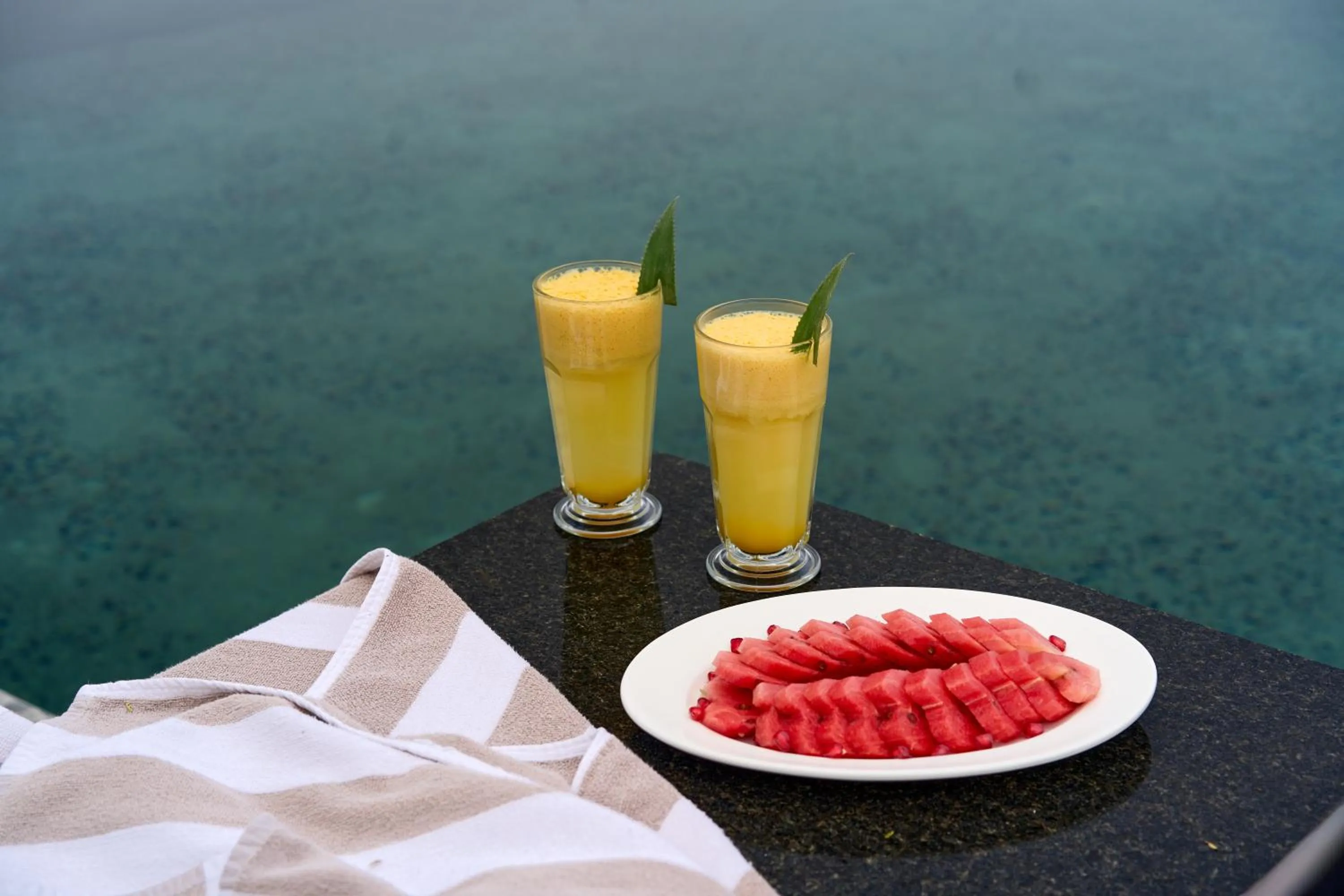 Swimming pool in Haze and Kites Resort Munnar