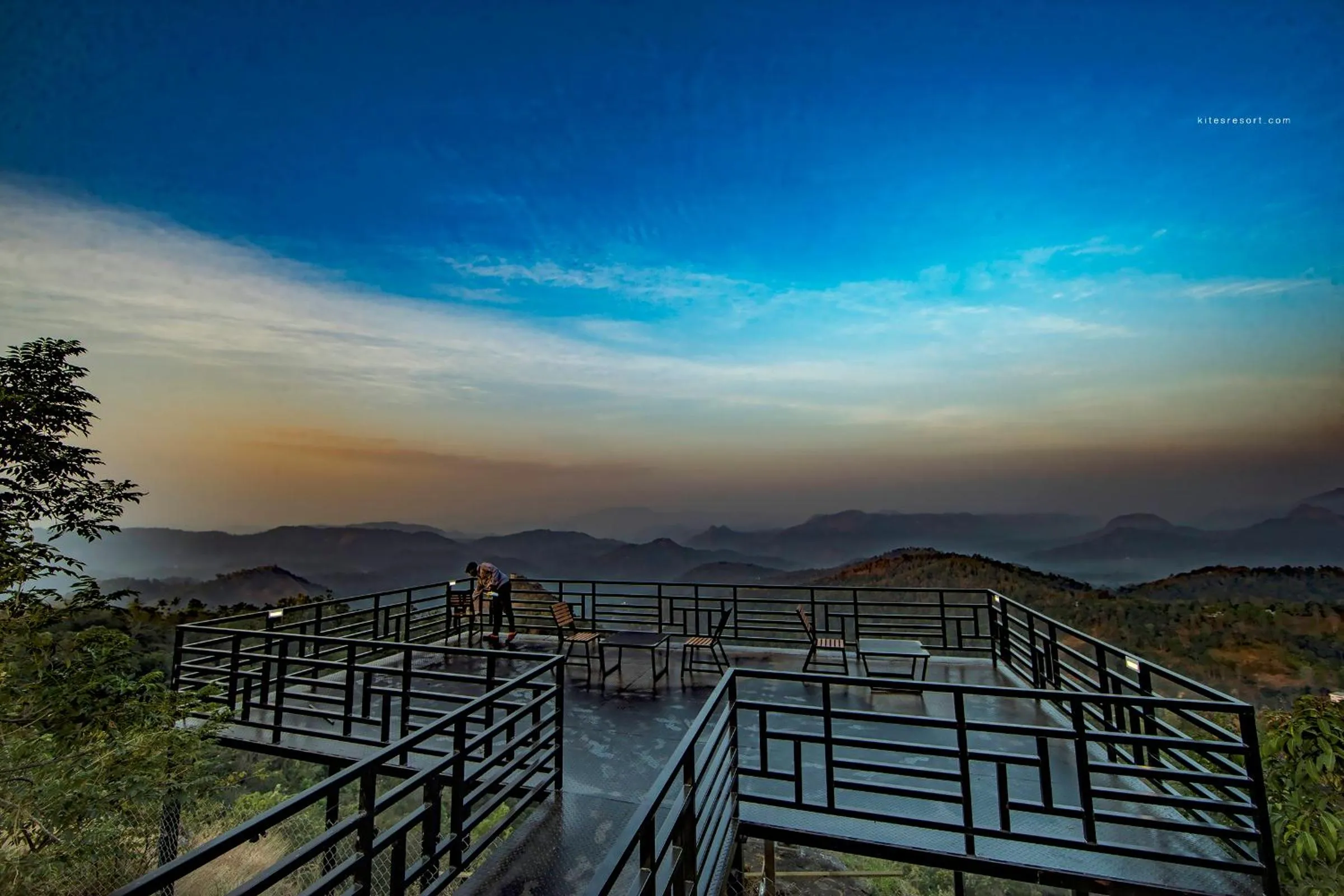 Natural landscape in Haze and Kites Resort Munnar