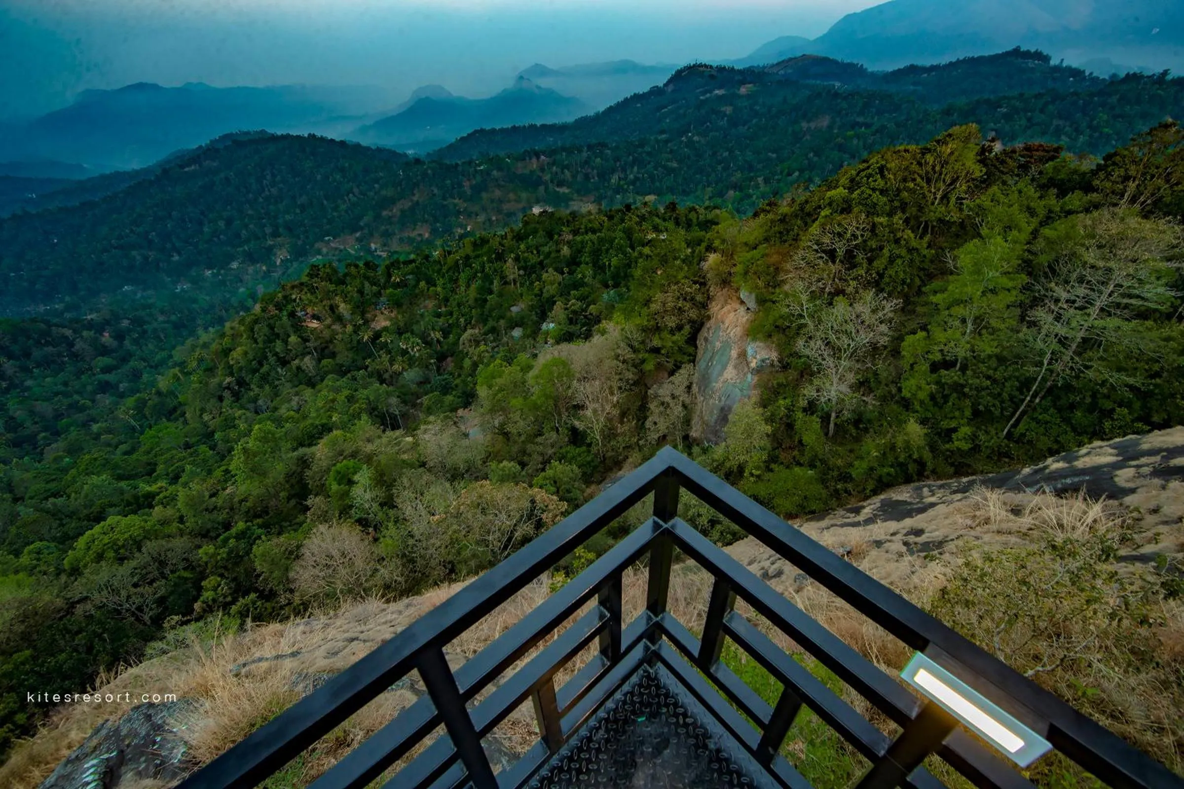 Natural landscape in Haze and Kites Resort Munnar