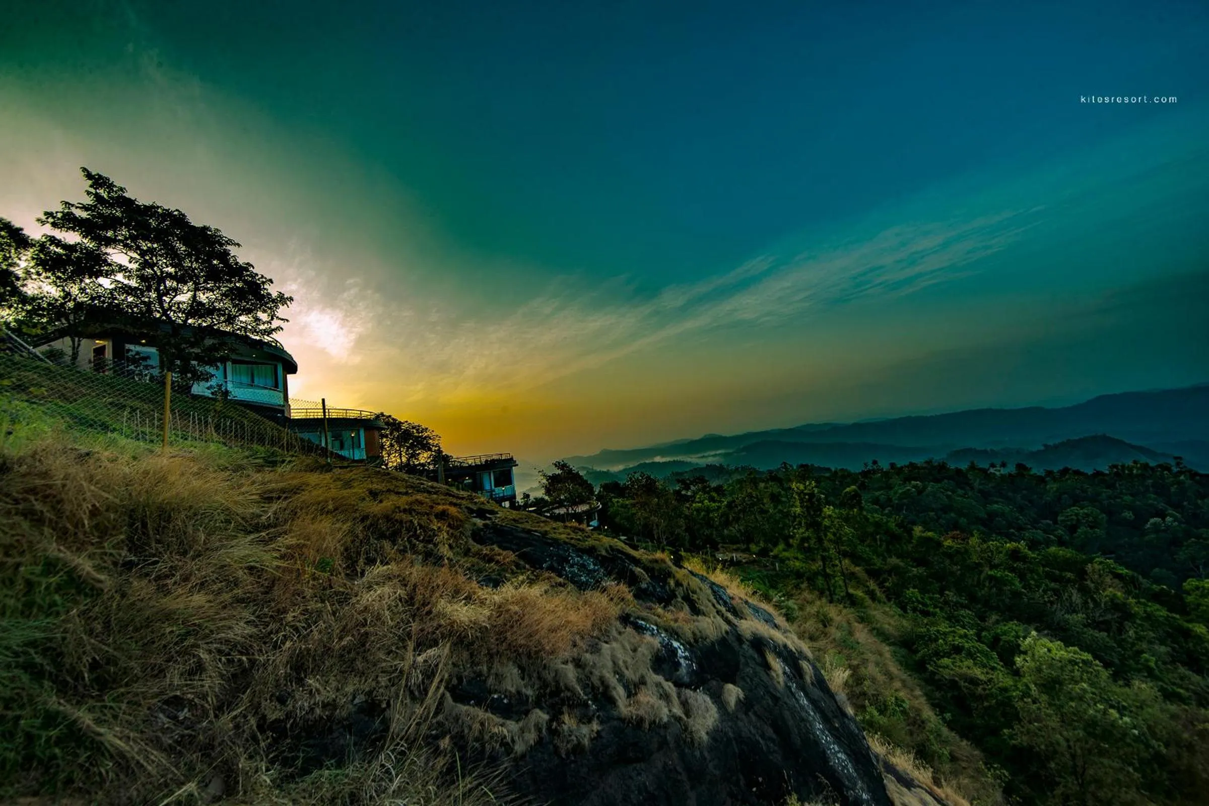 Natural landscape in Haze and Kites Resort Munnar