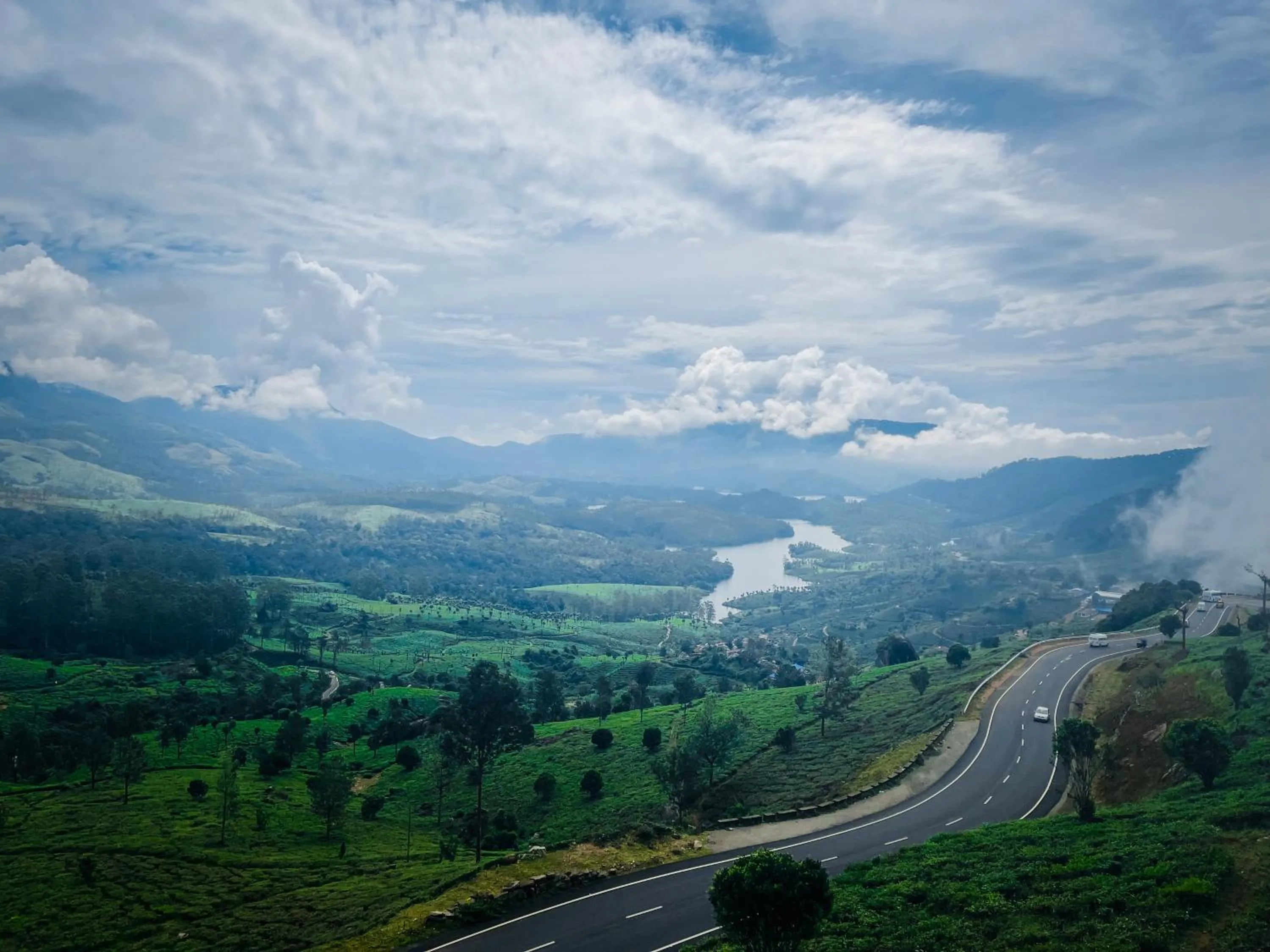 Natural landscape in Haze and Kites Resort Munnar
