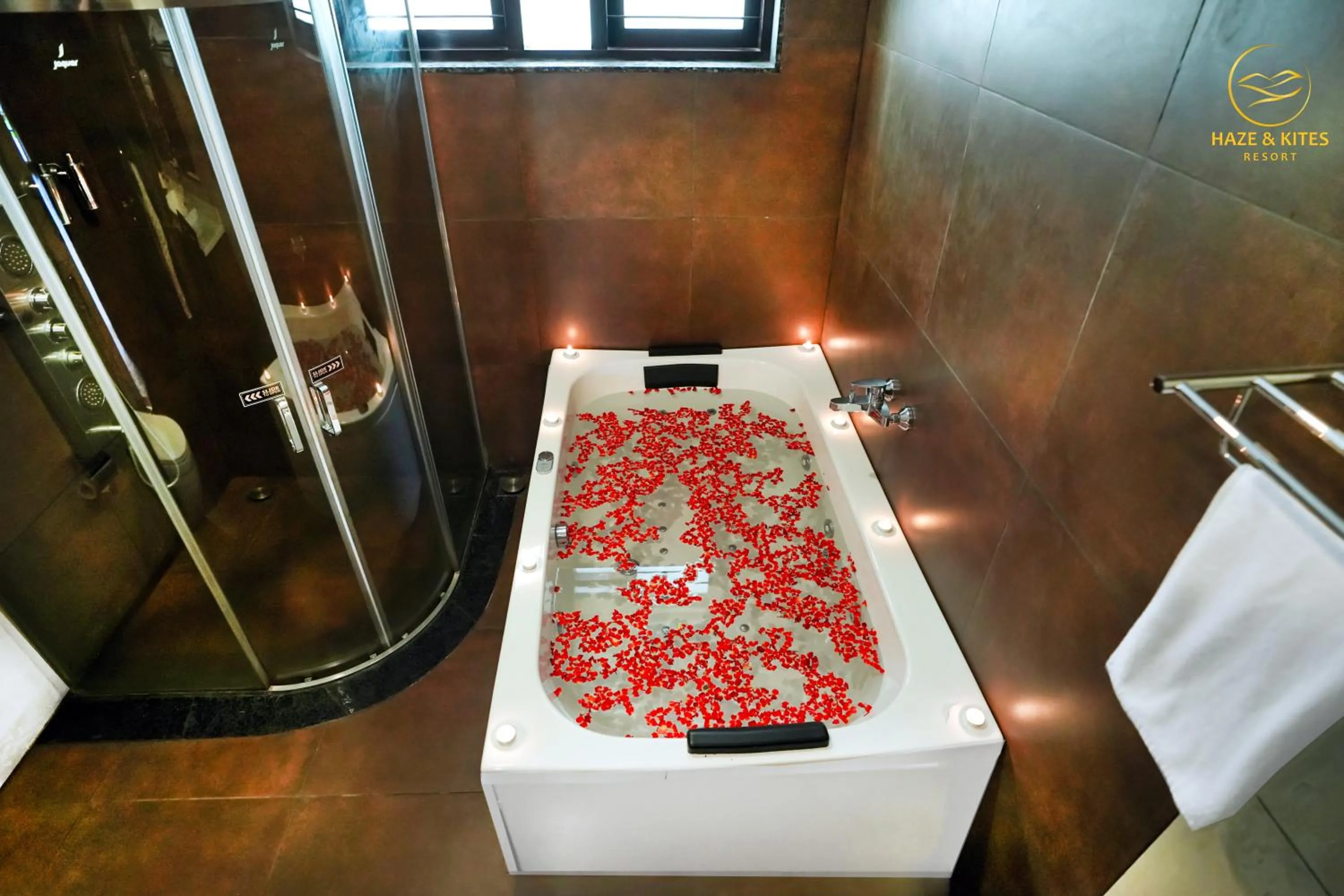 Pool view in Haze and Kites Resort Munnar