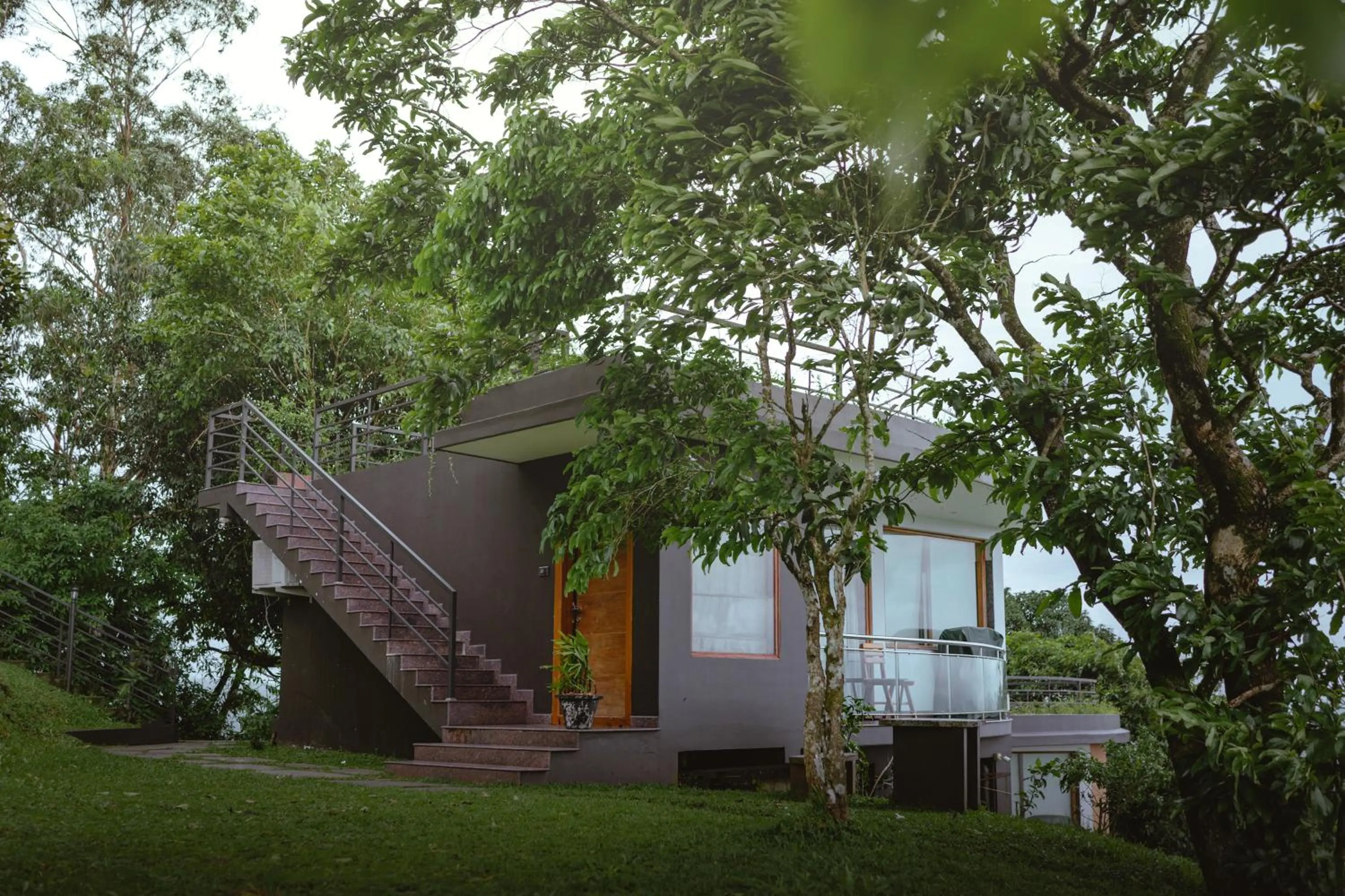 Balcony/Terrace in Haze and Kites Resort Munnar