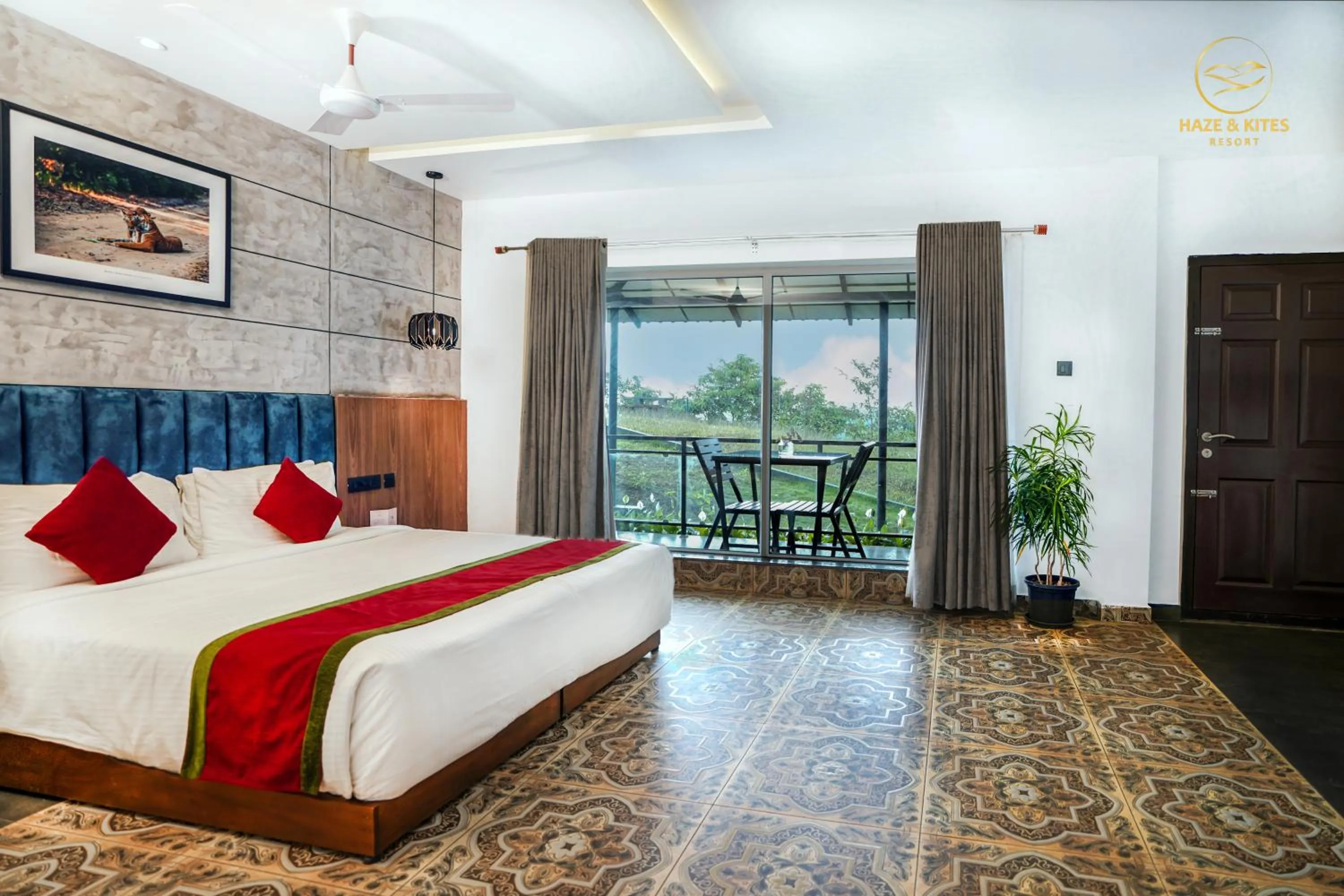 Bedroom, Bed in Haze and Kites Resort Munnar