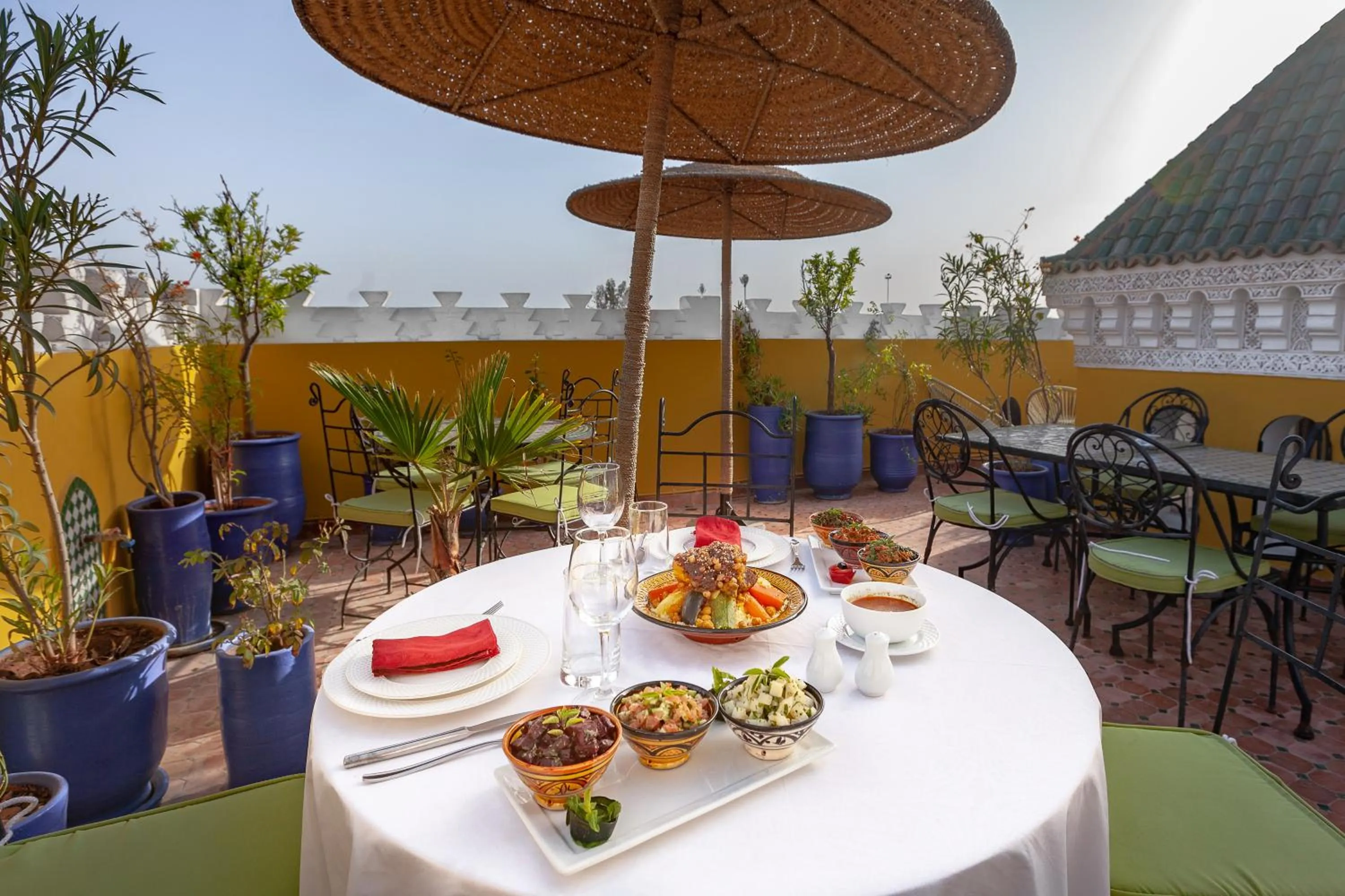 Patio in Riad Kech Soul Boutique & Spa