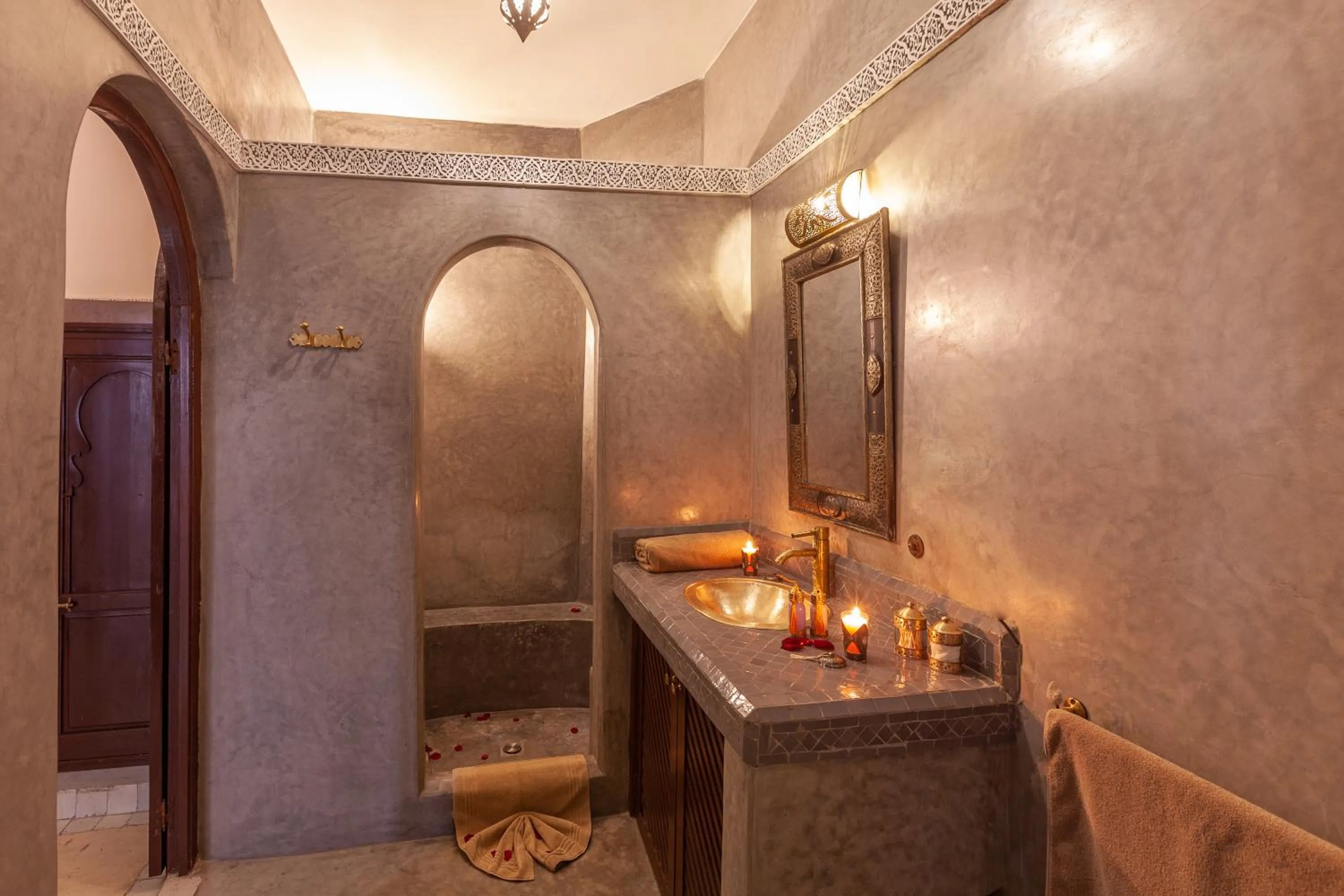 Shower in Riad Kech Soul Boutique & Spa