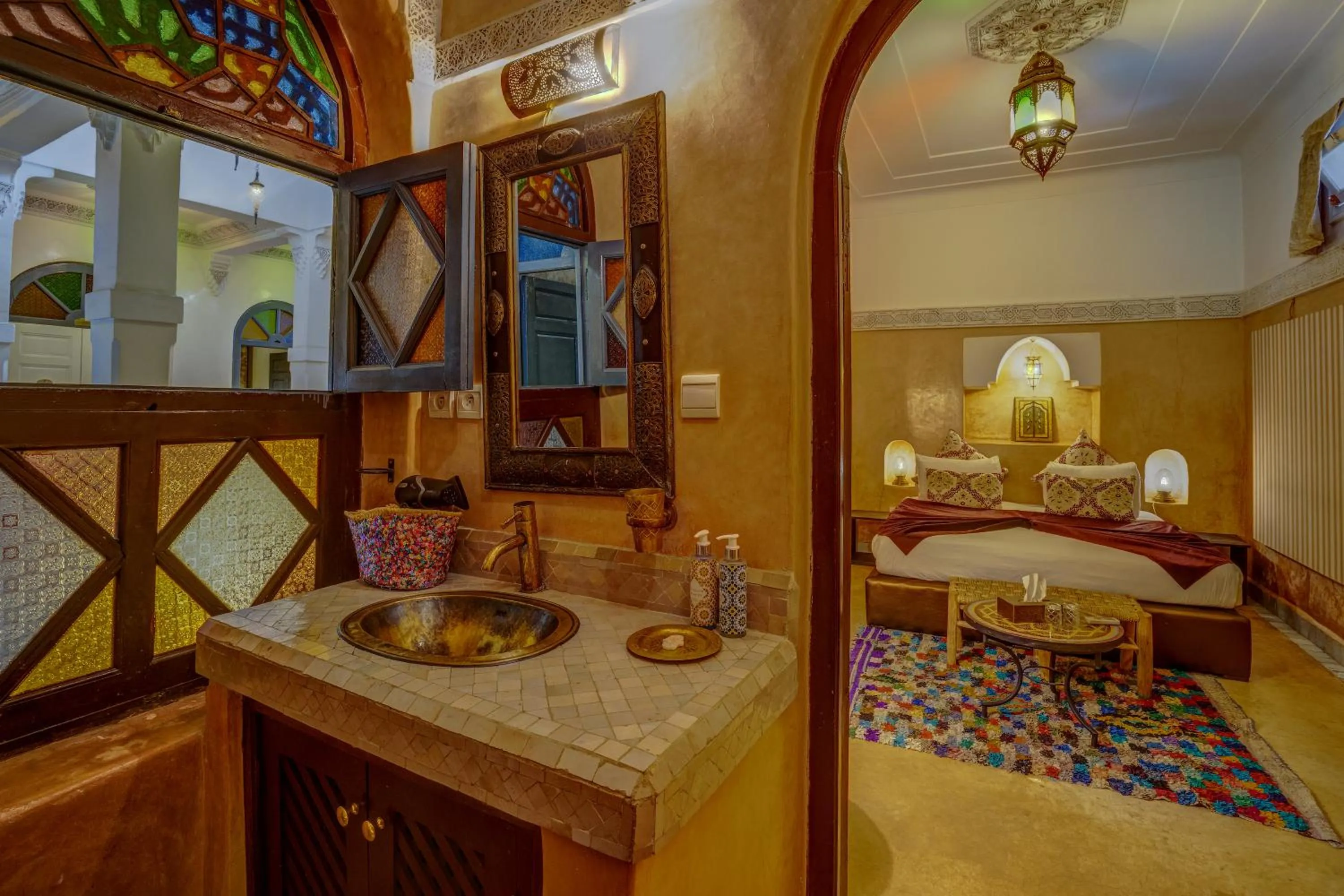Shower, Bed in Riad Kech Soul Boutique & Spa