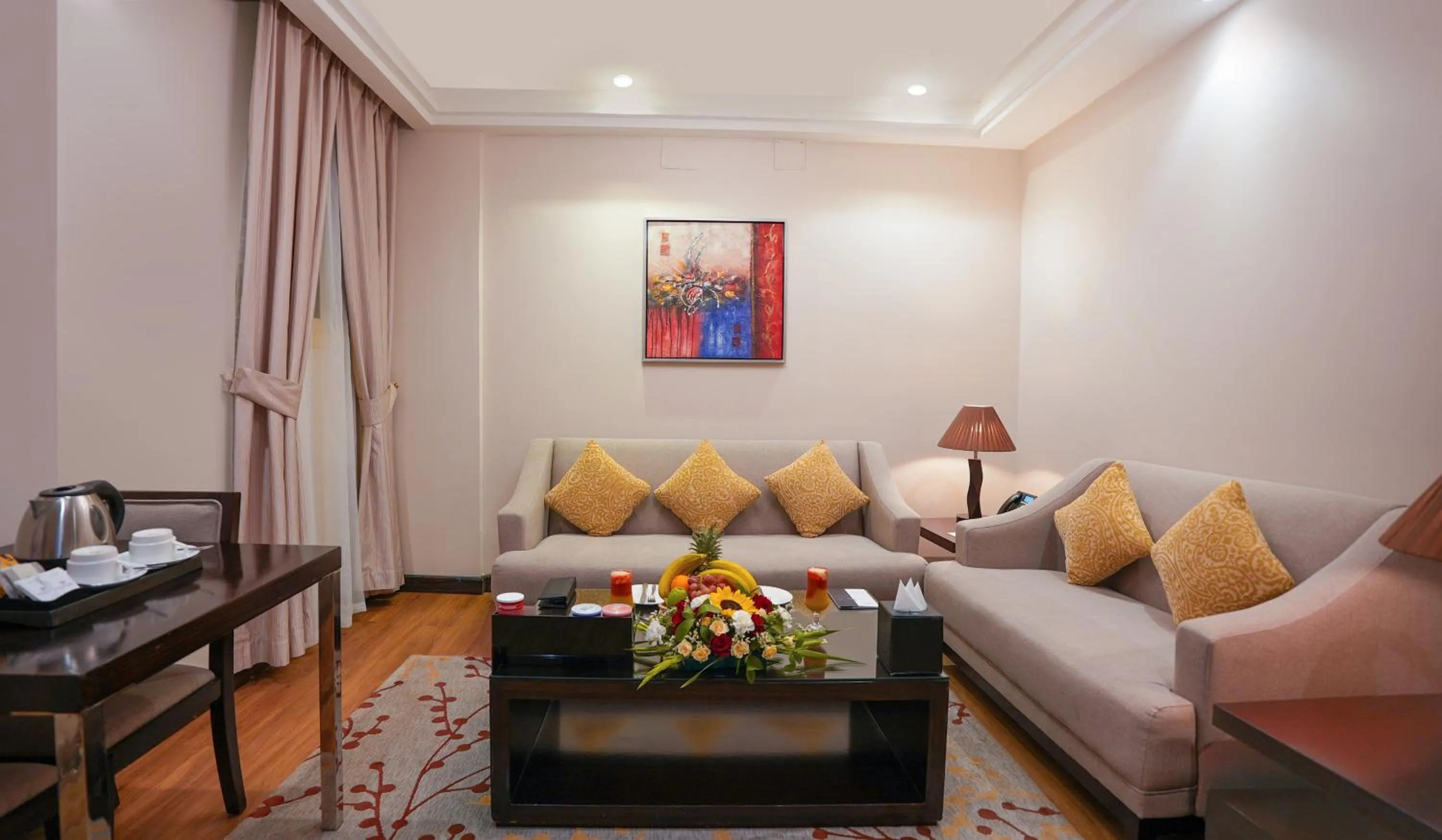 Seating area in Boudl Al Majmaa