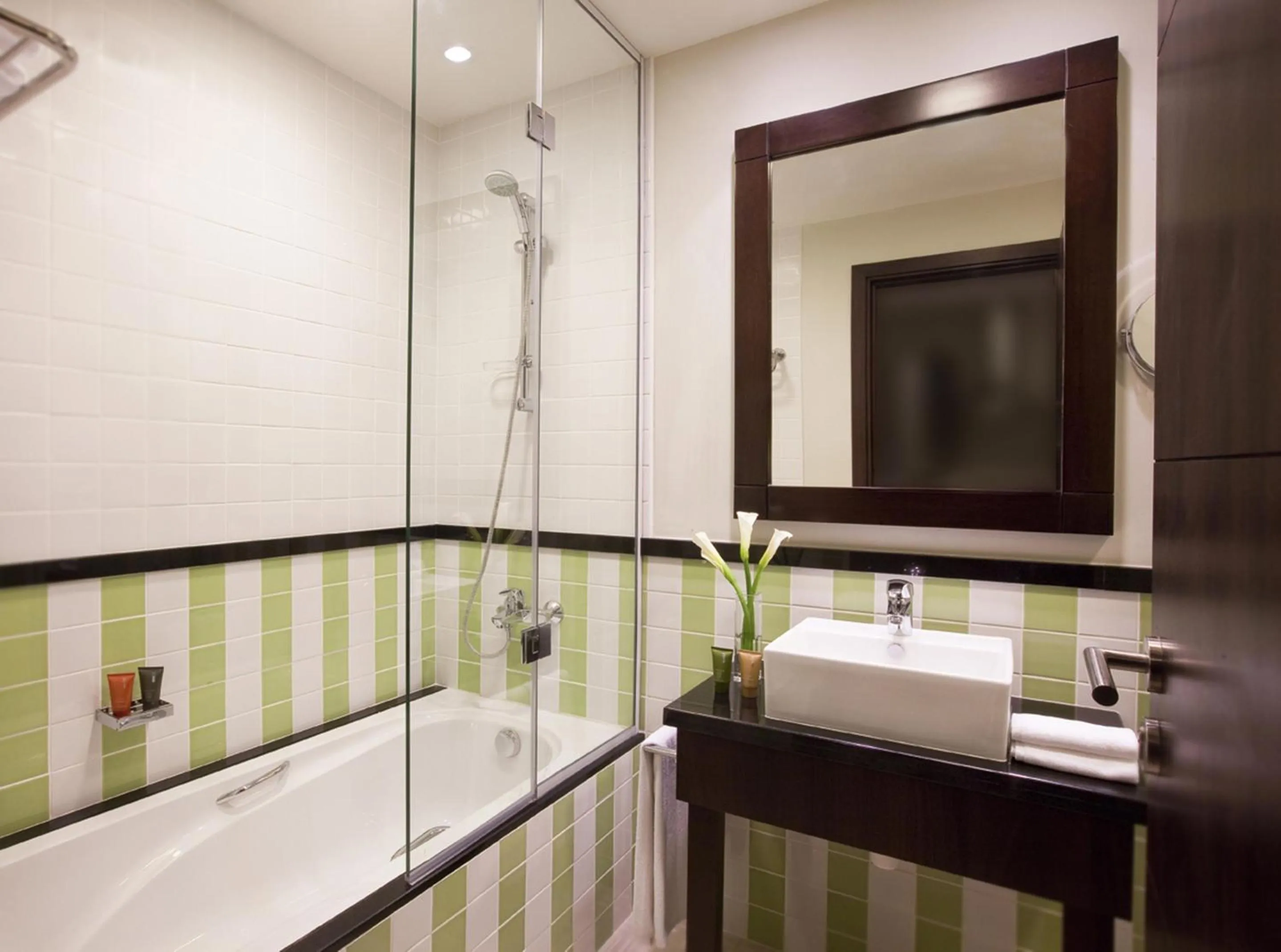 Bathroom in Mövenpick Hotel Apartments Al Mamzar Dubai