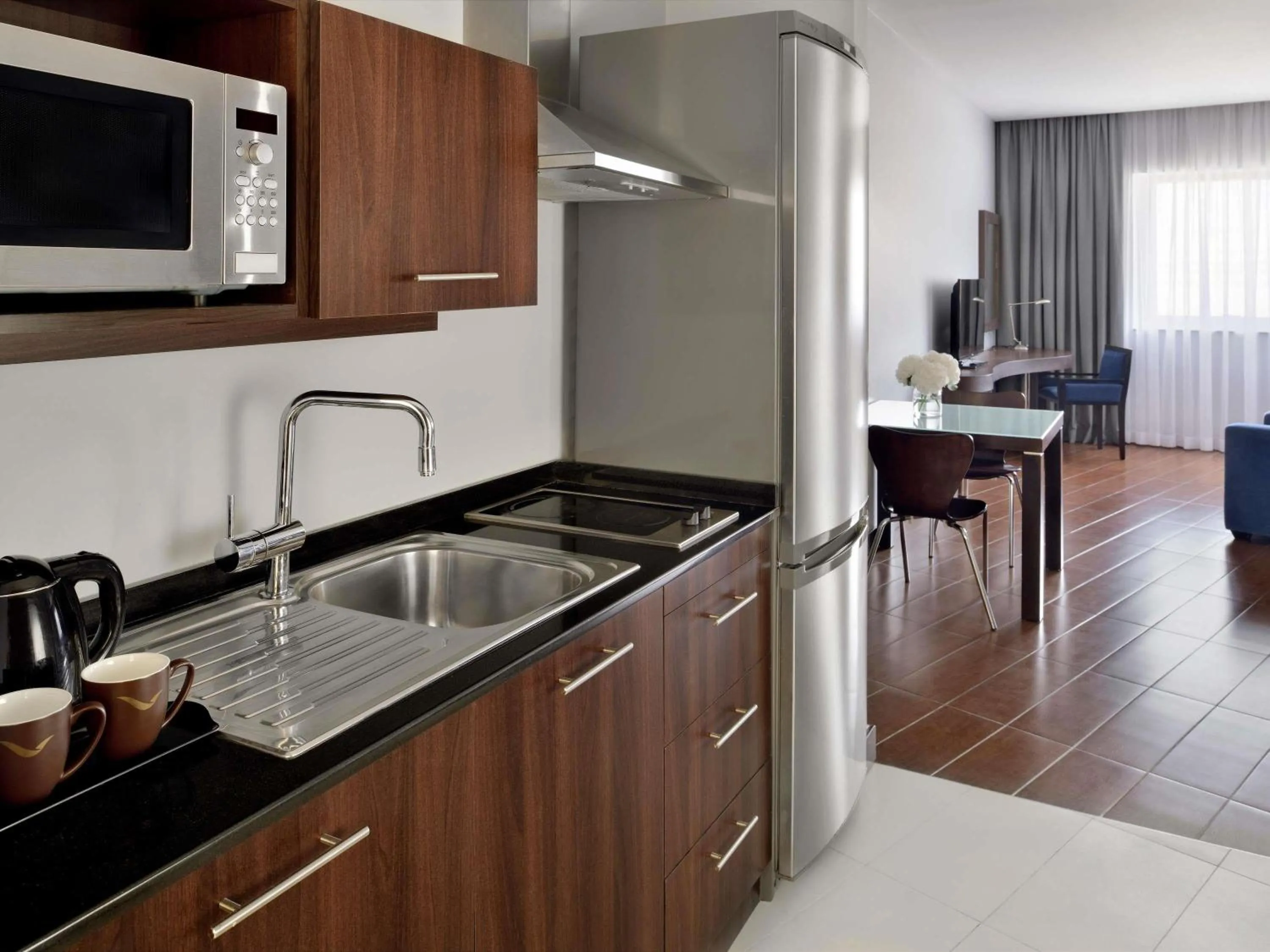 Bedroom in Mövenpick Hotel Apartments Al Mamzar Dubai