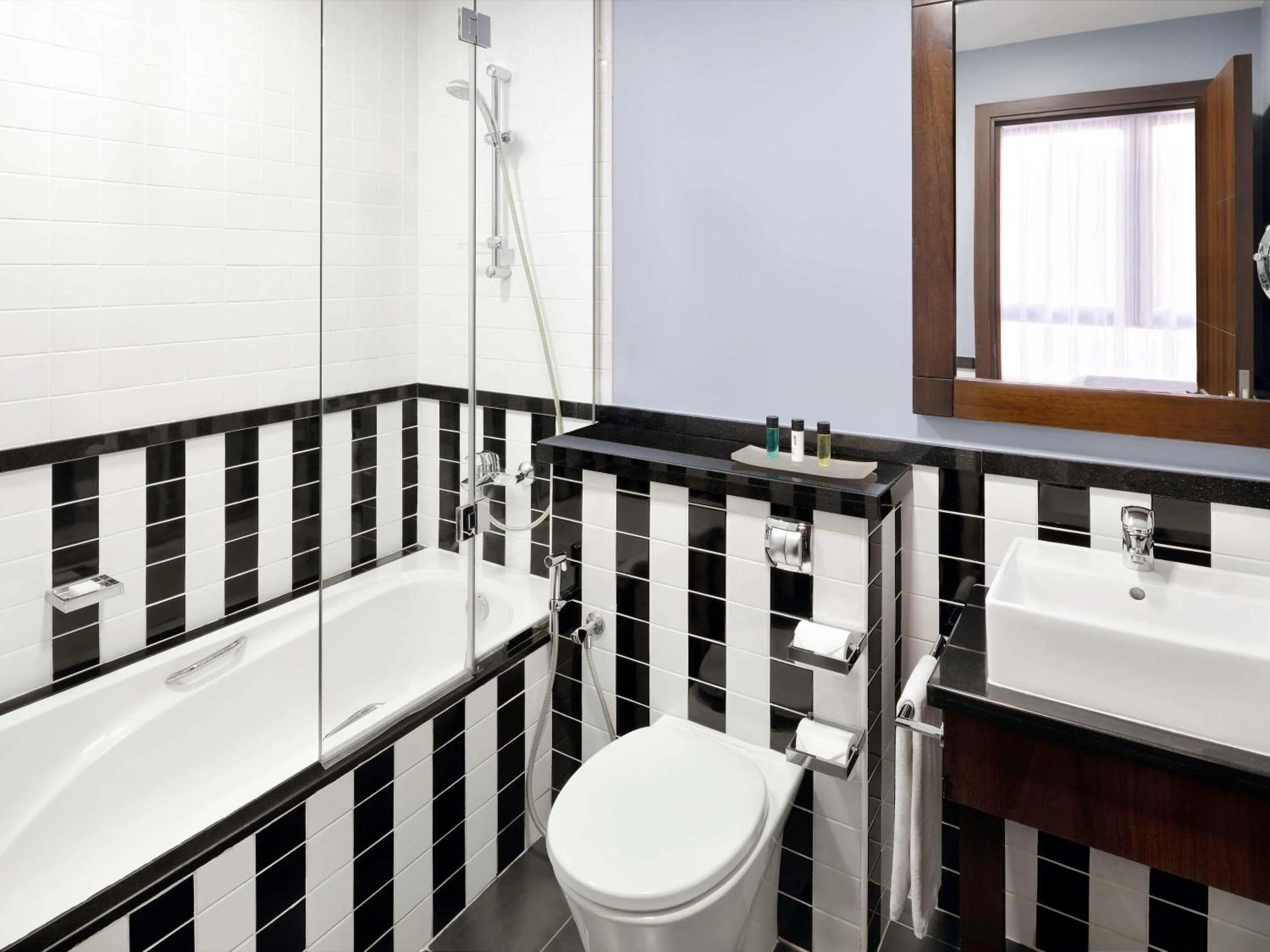 Bedroom in Mövenpick Hotel Apartments Al Mamzar Dubai