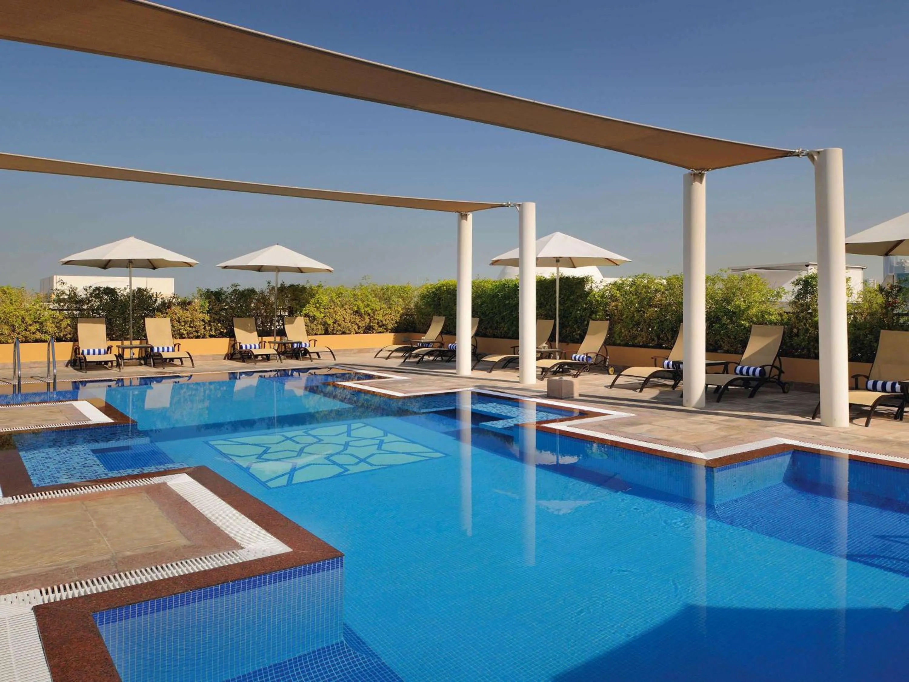 Property building in Mövenpick Hotel Apartments Al Mamzar Dubai