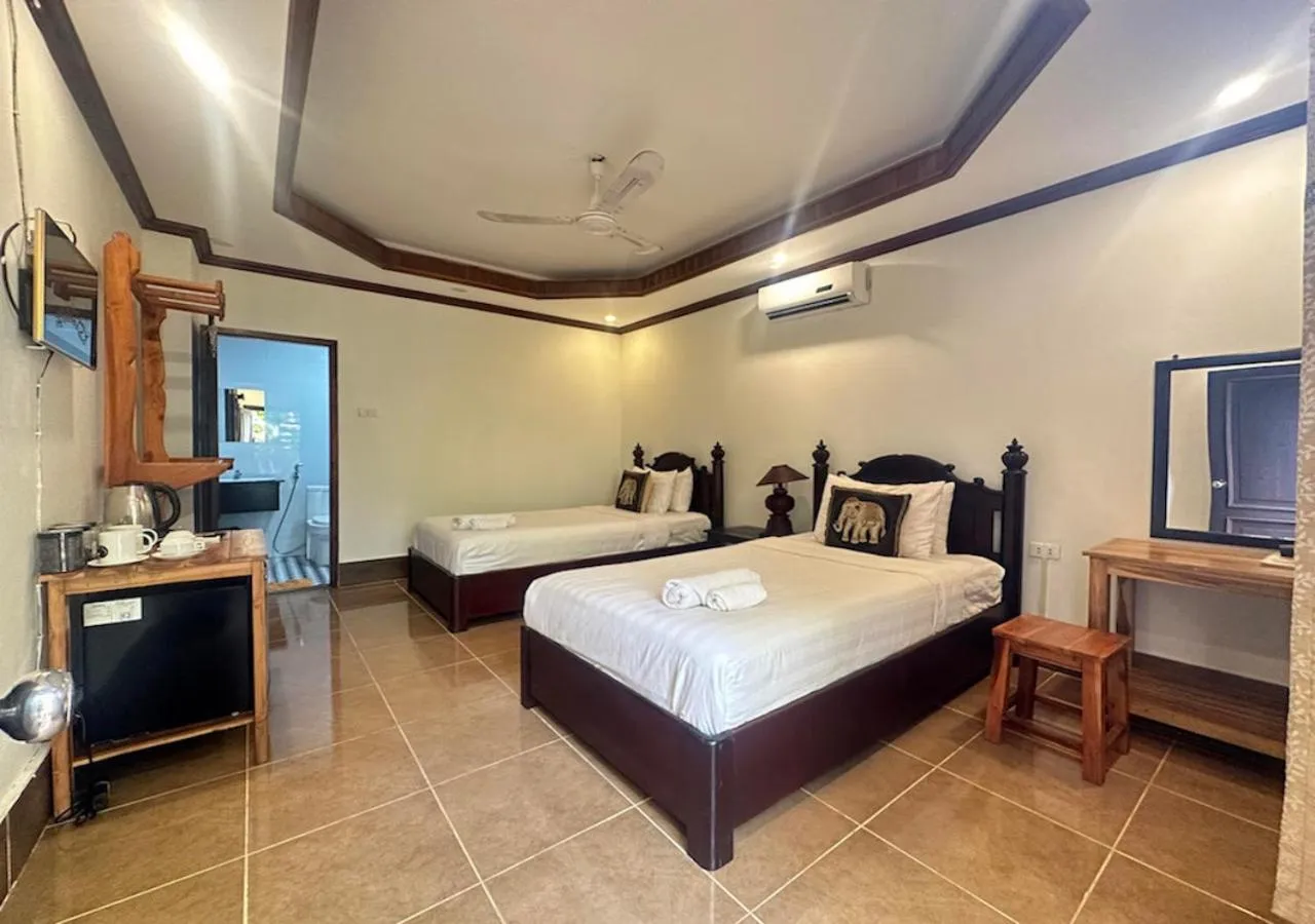 Bed in Y Not Lao Villa