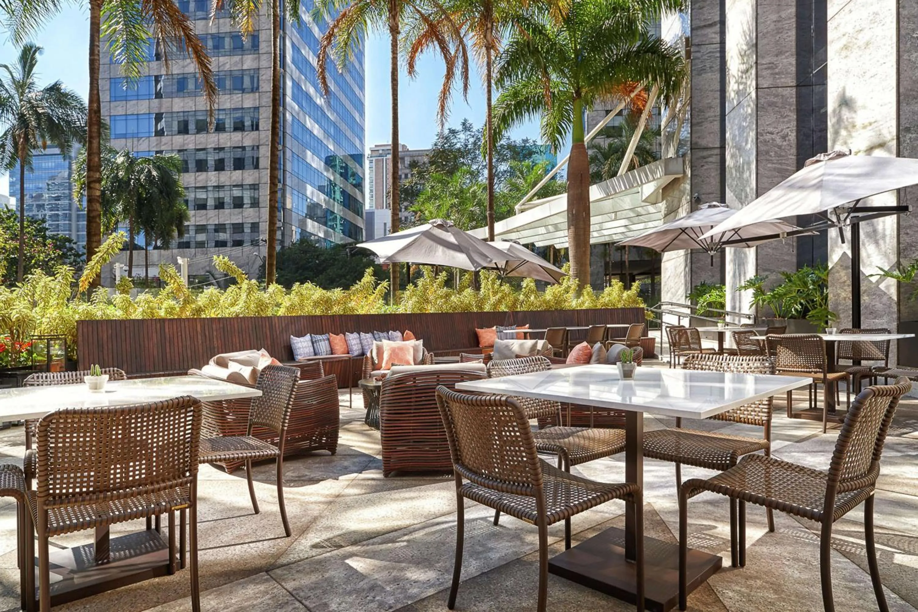 Patio in Hilton Sao Paulo Morumbi