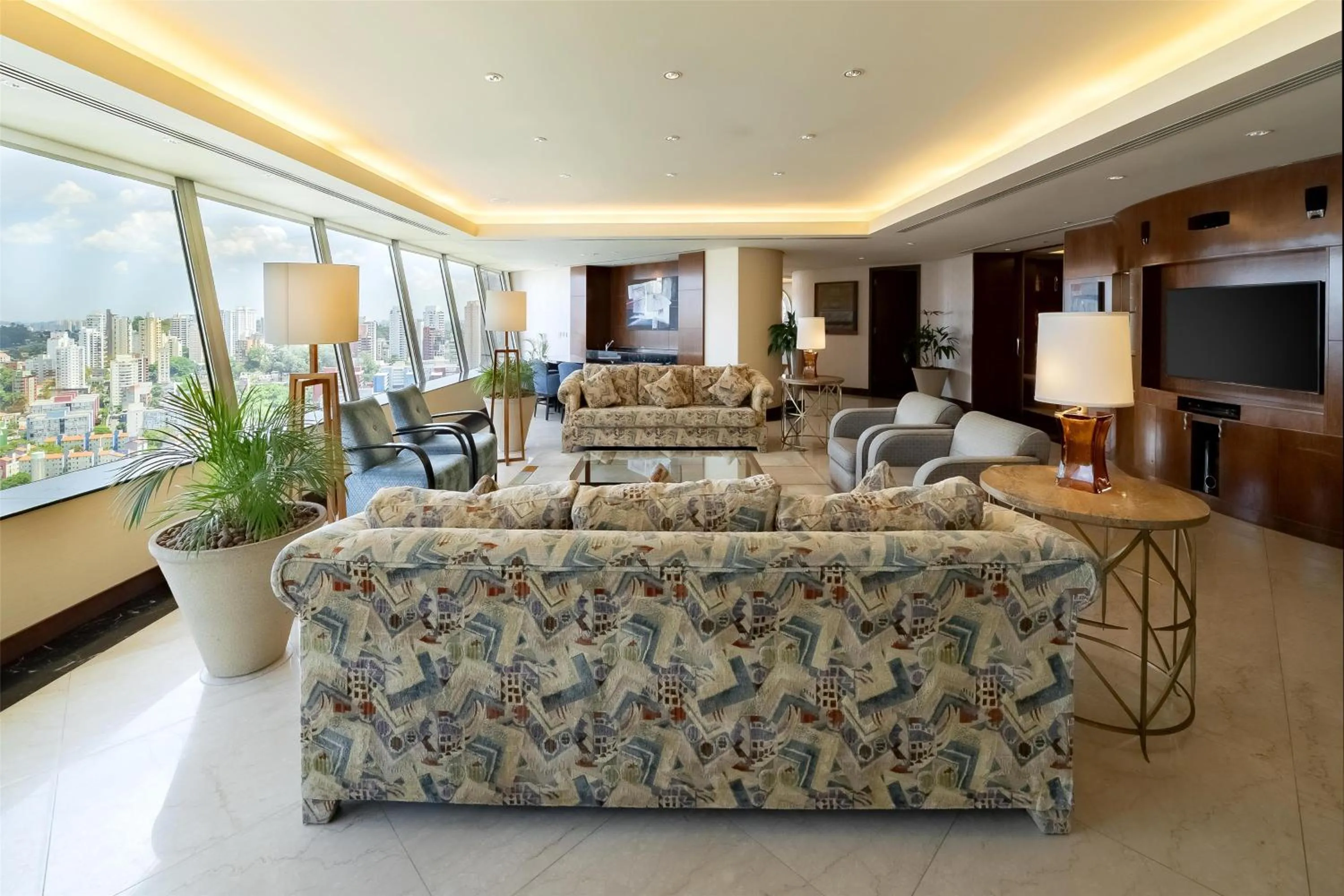 Living room in Hilton Sao Paulo Morumbi