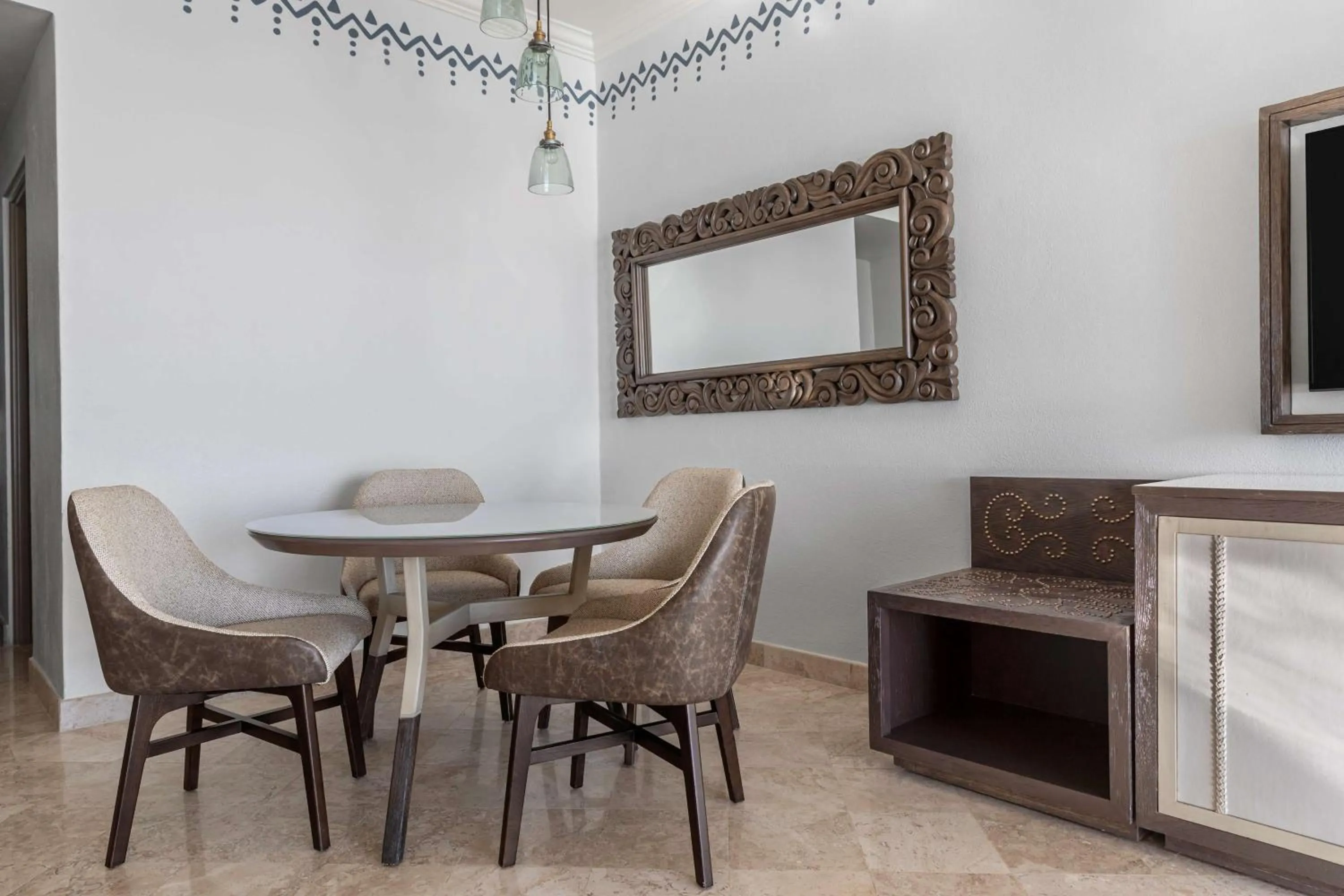 Living room in Hilton Los Cabos