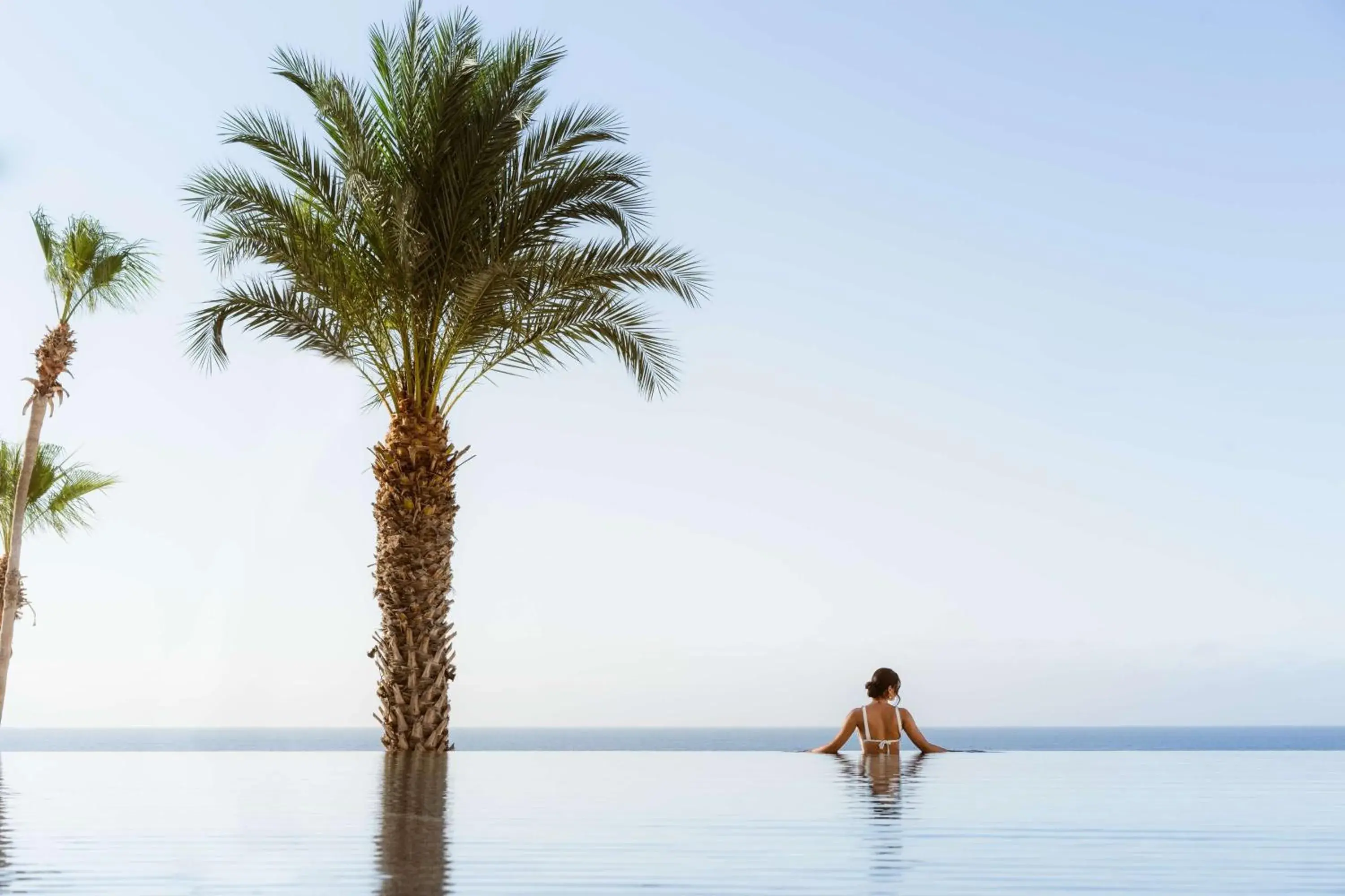 Pool view in Hilton Los Cabos Pool view in Hilton Los Cabos