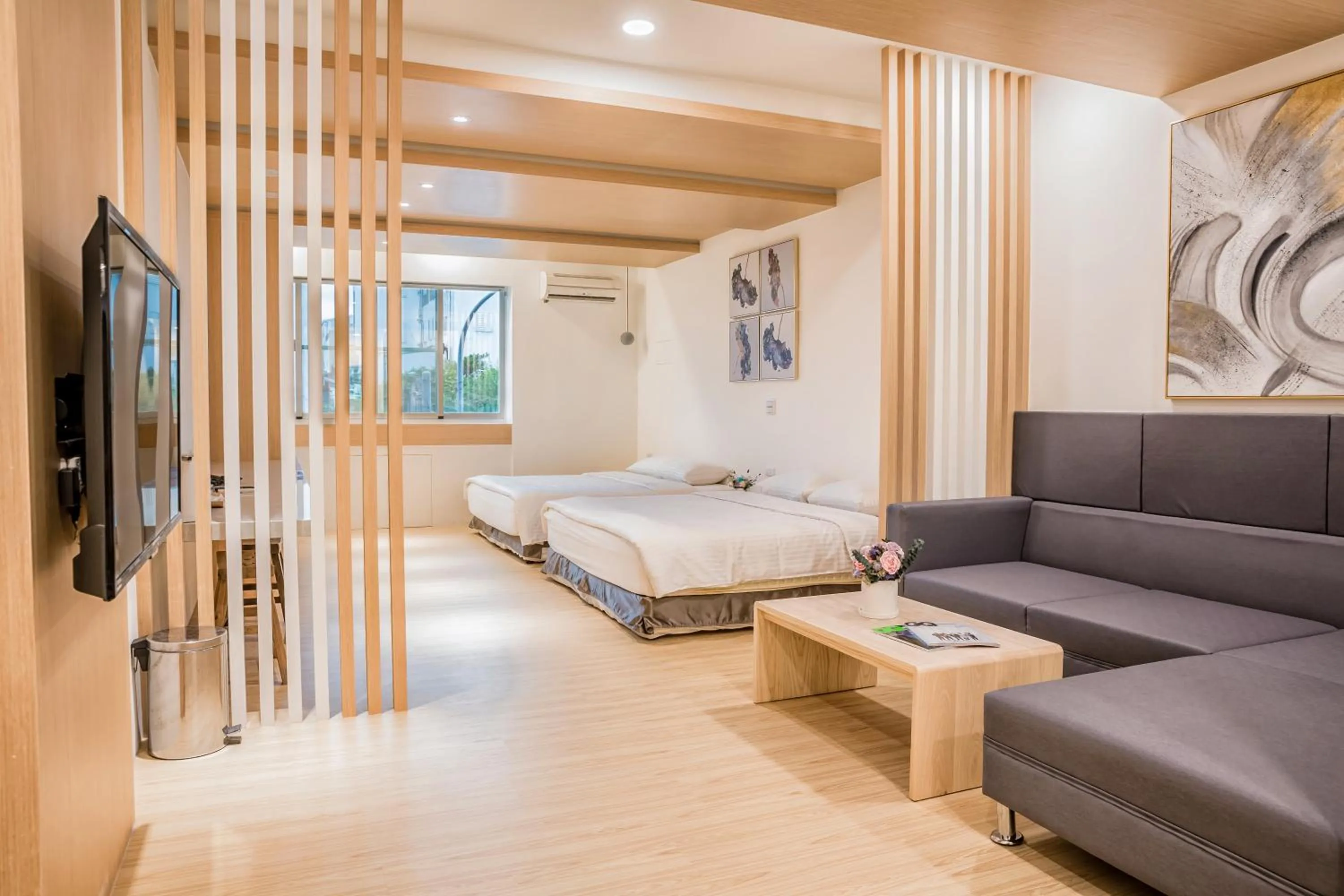 Bed in Taitung Spring Homestay B&B