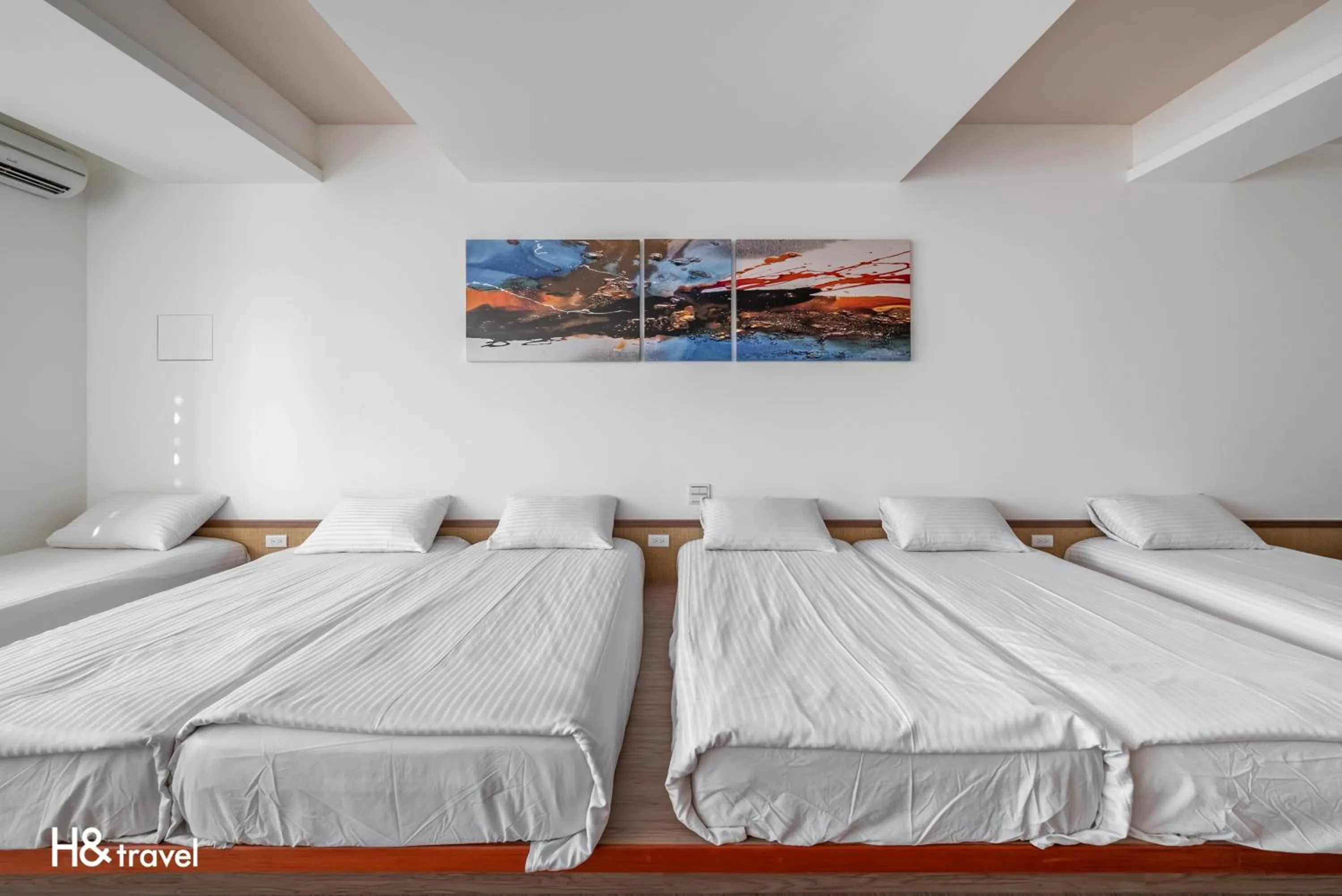 Decorative detail, Bed in Taitung Spring Homestay B&B