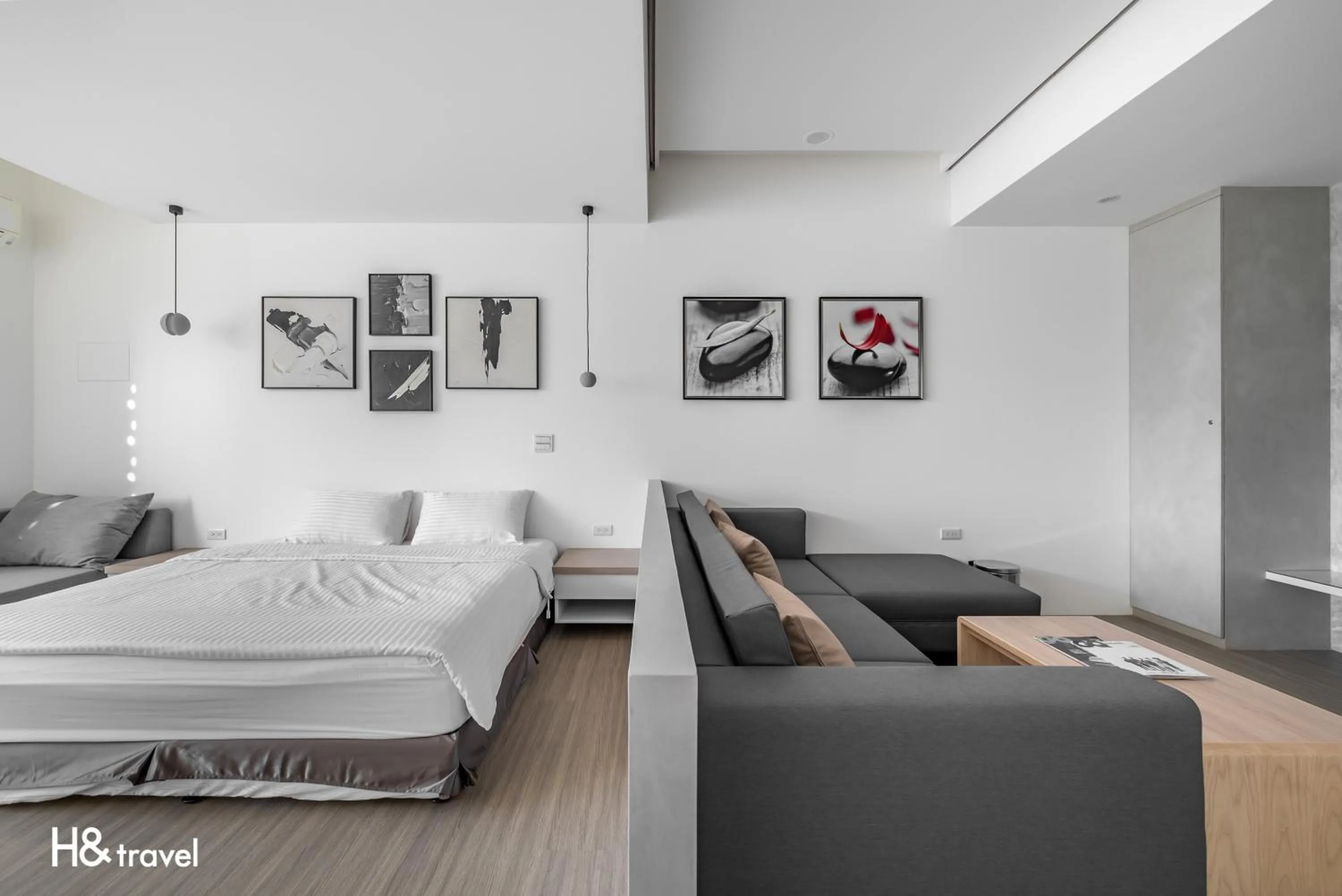 Decorative detail, Bed in Taitung Spring Homestay B&B