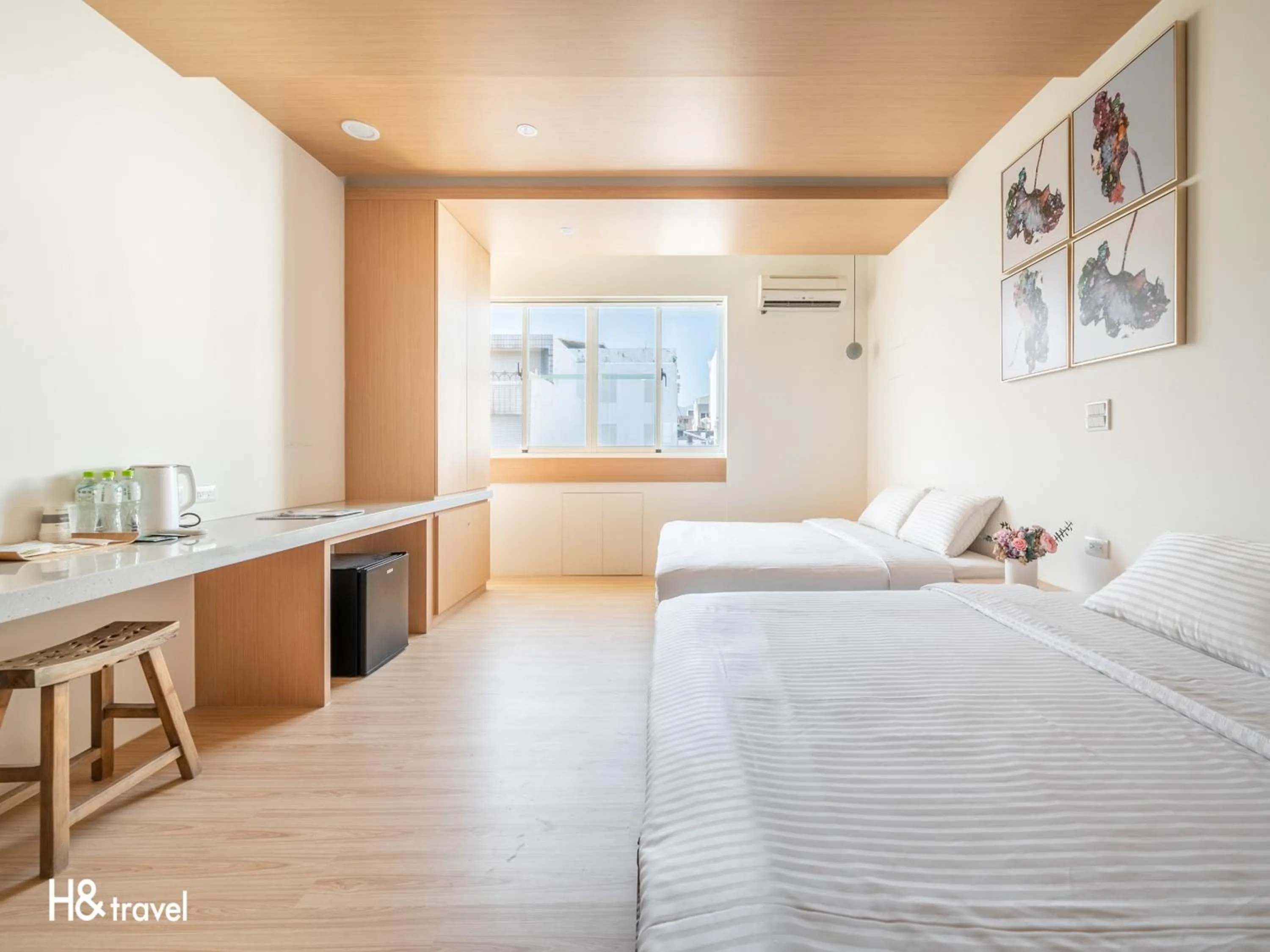 Spring, Bed in Taitung Spring Homestay B&B