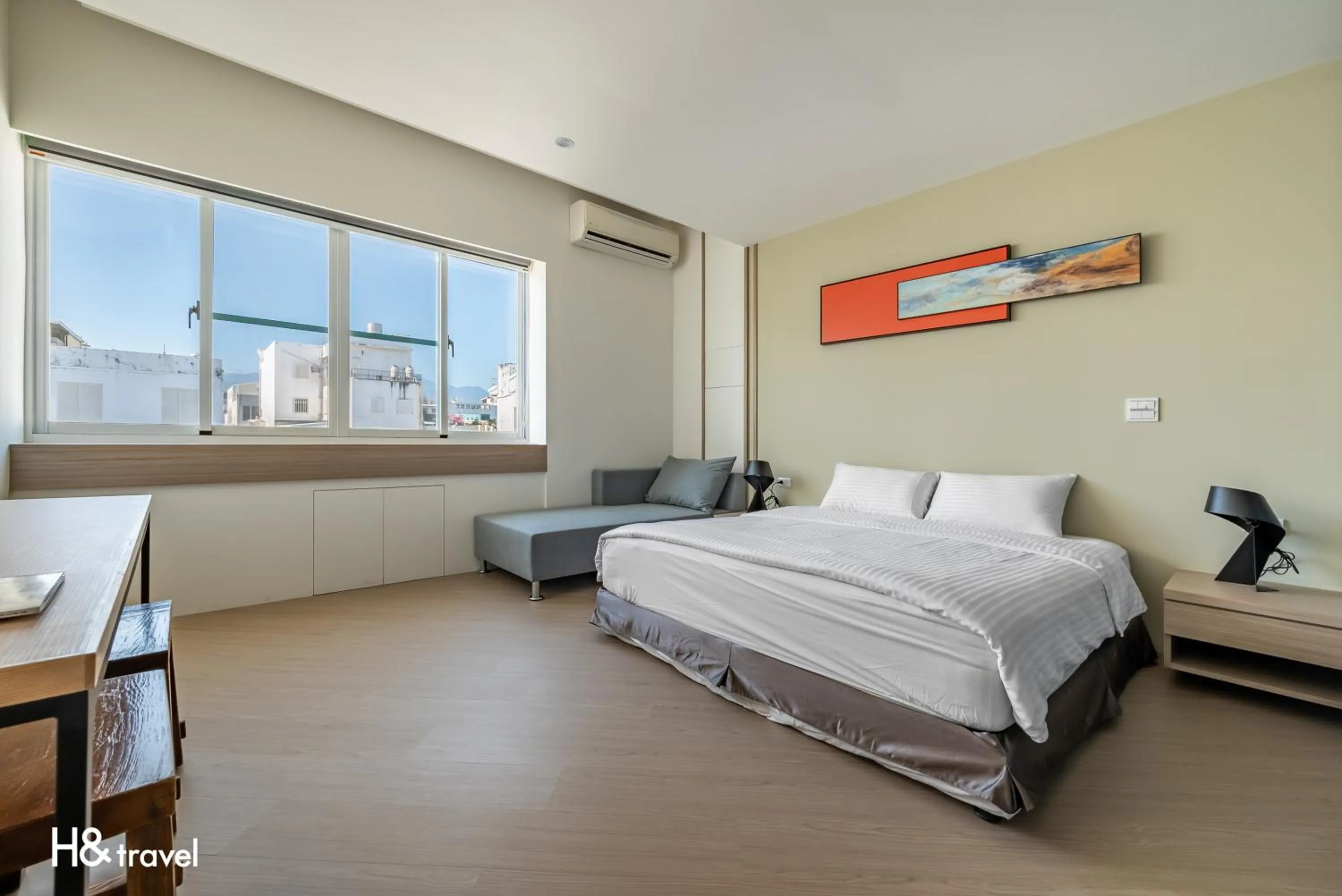 Decorative detail, Bed in Taitung Spring Homestay B&B