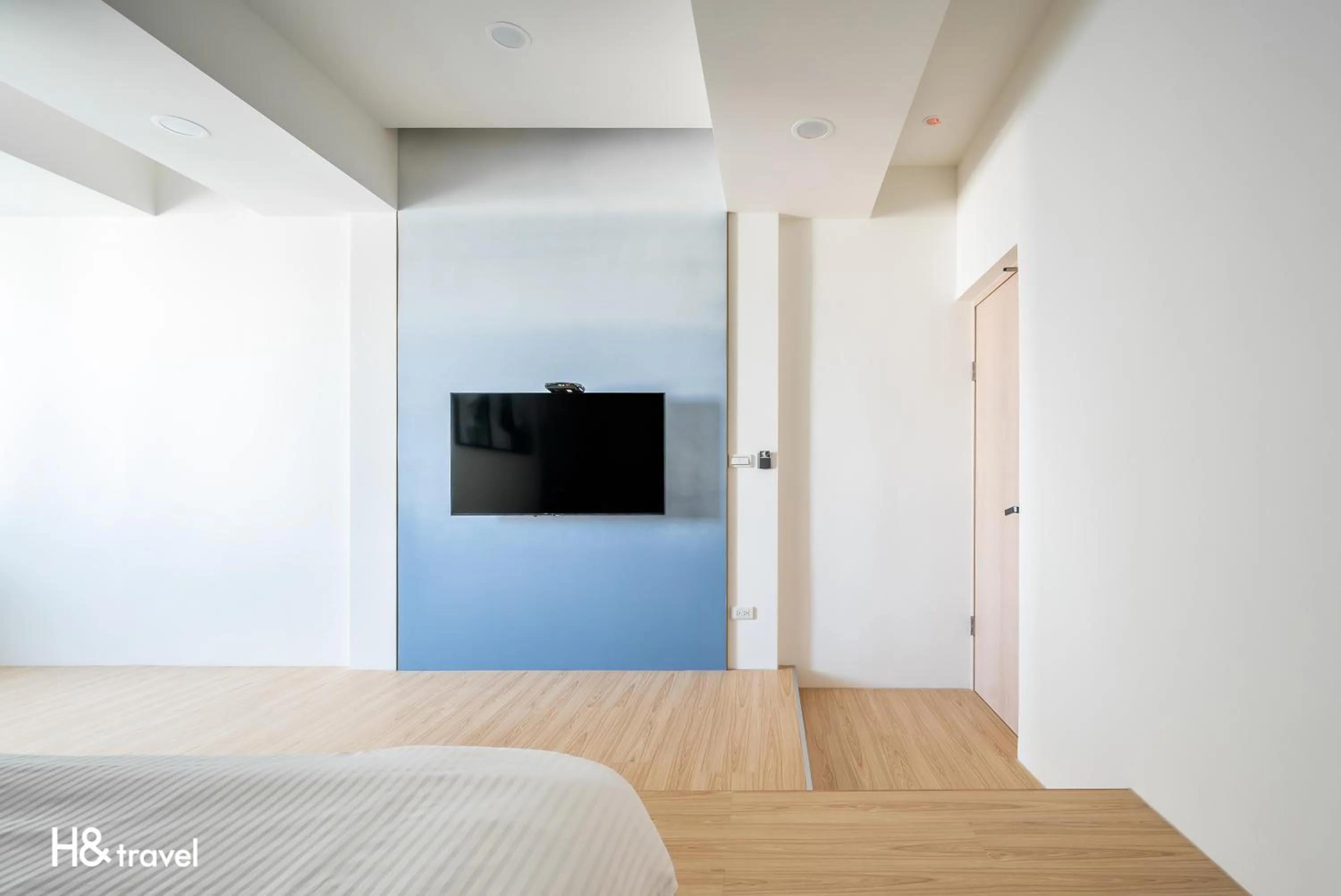 Decorative detail, Bed in Taitung Spring Homestay B&B