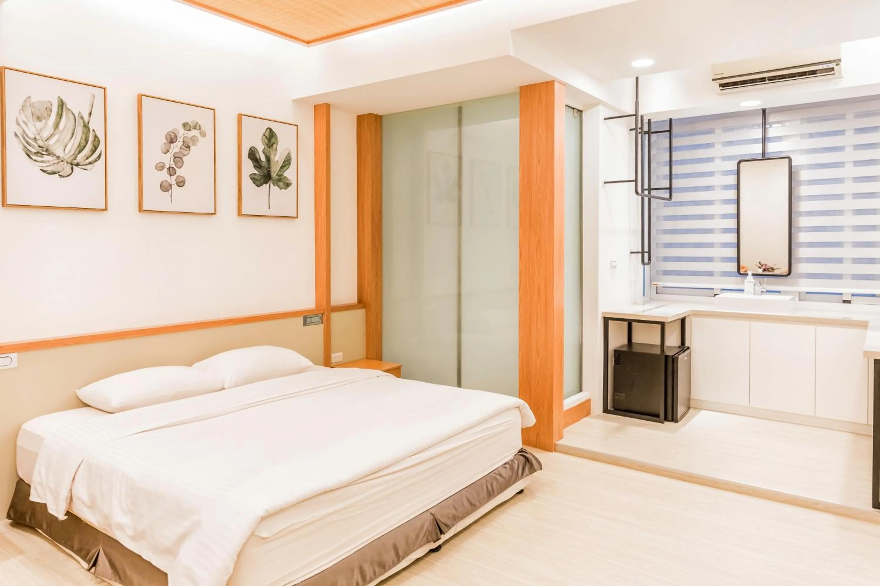 Bed in Taitung Spring Homestay B&B