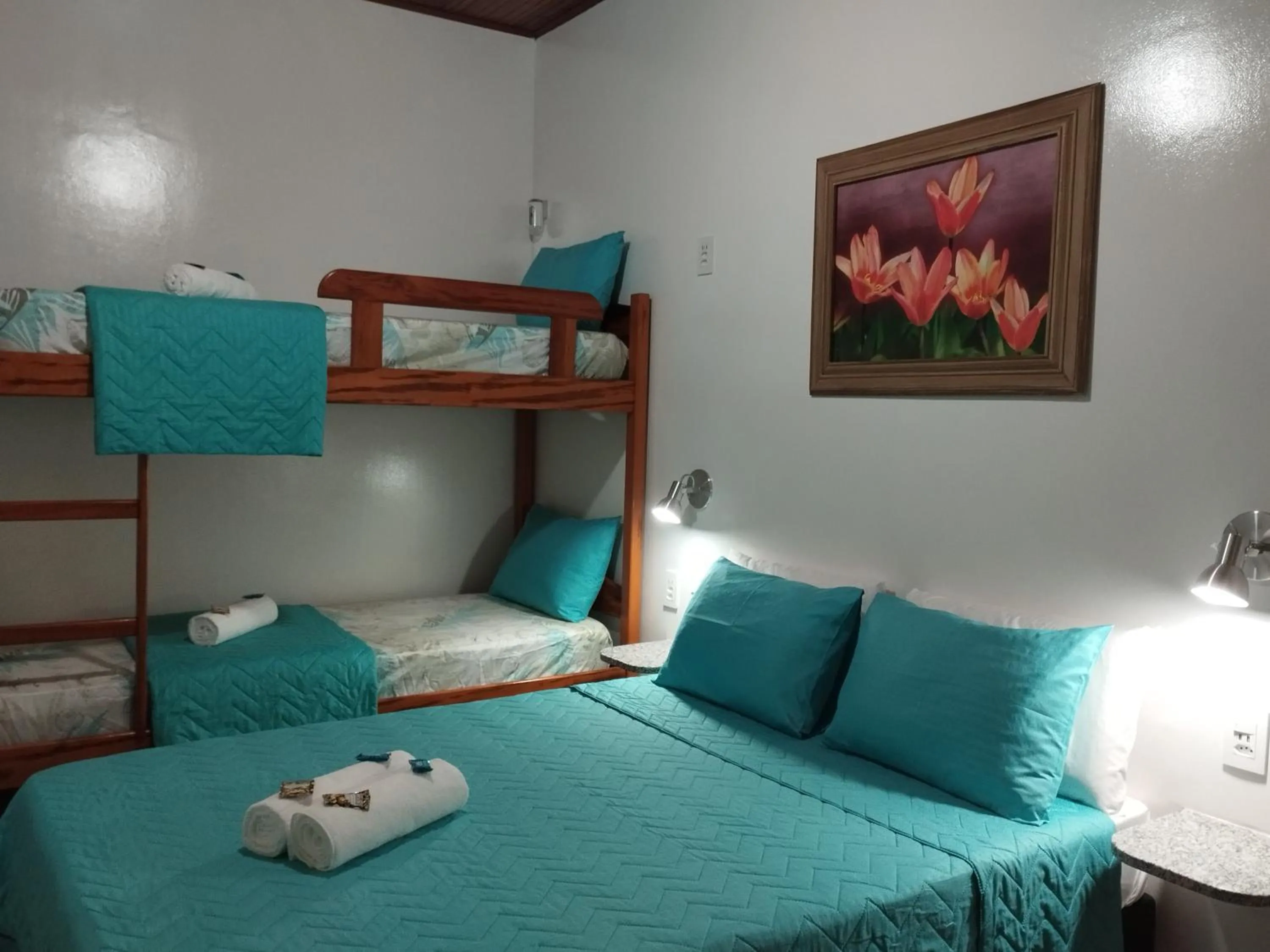 Bed in Pousada Baía do Sol Saquarema