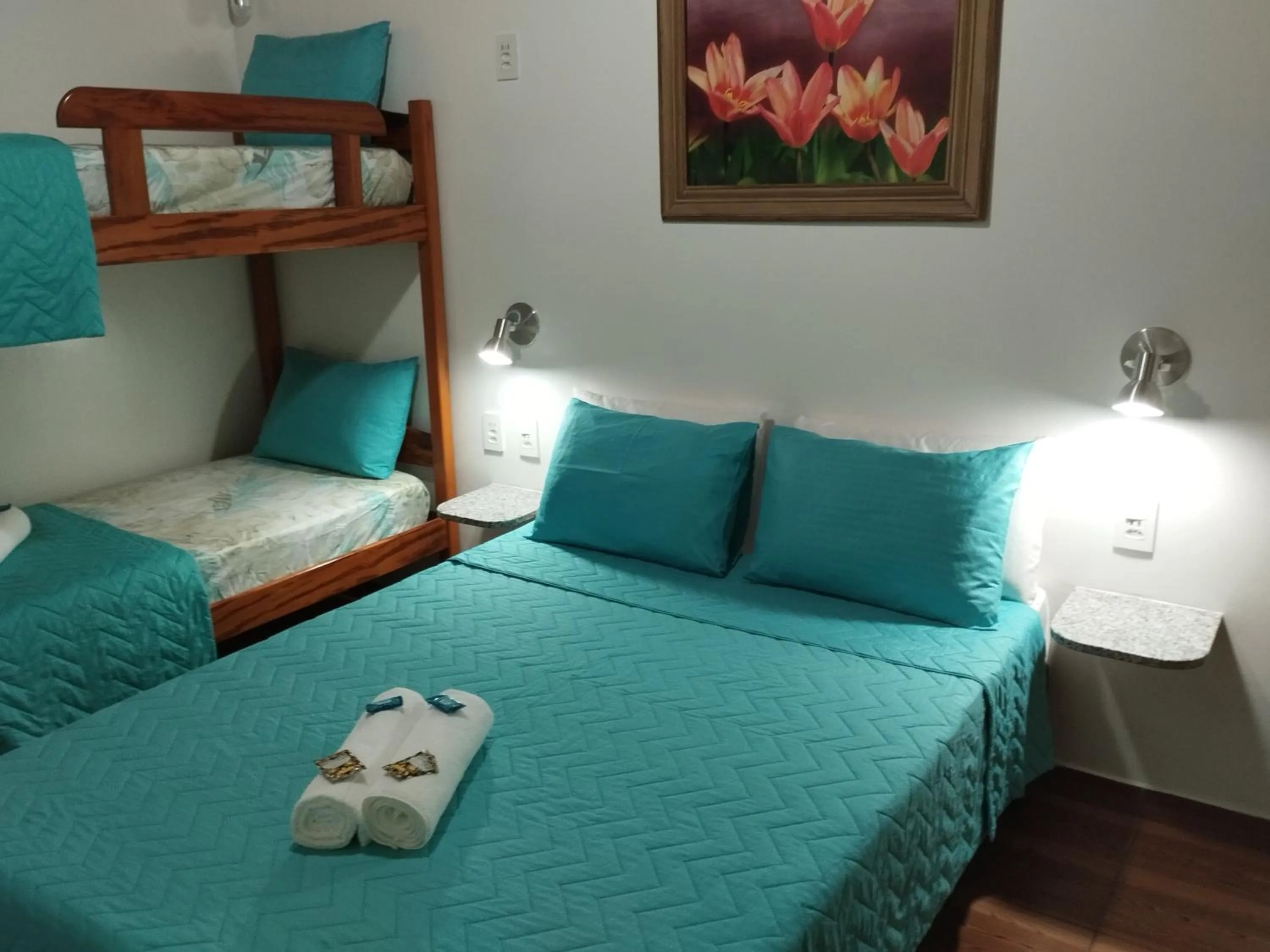 Bed in Pousada Baía do Sol Saquarema