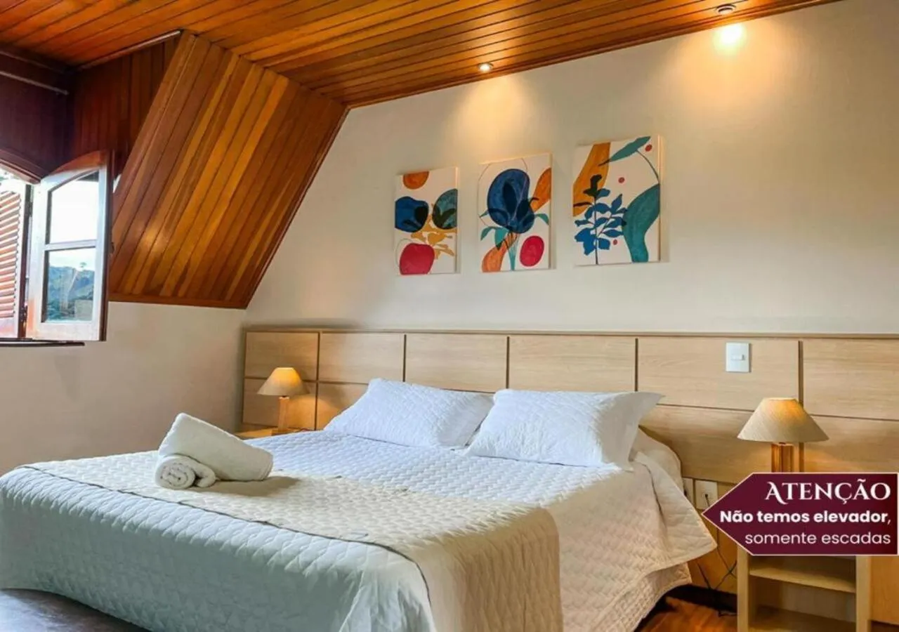 Bedroom, Bed in Hotel Euro Suíte Campos do Jordão By Nacional Inn - A 800 metros da Vila Capivari