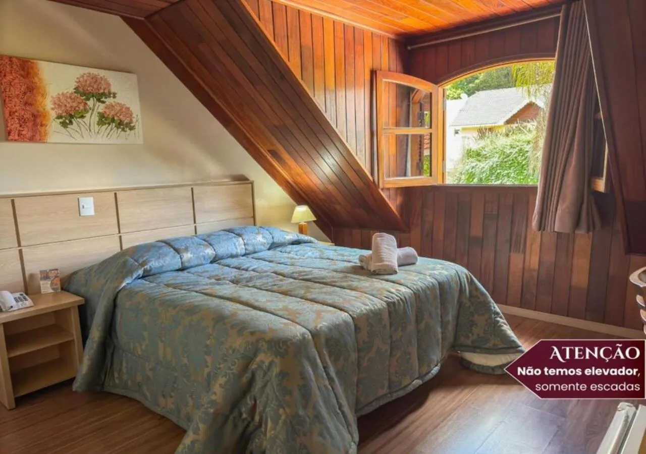 Bedroom, Bed in Hotel Euro Suíte Campos do Jordão By Nacional Inn - A 800 metros da Vila Capivari