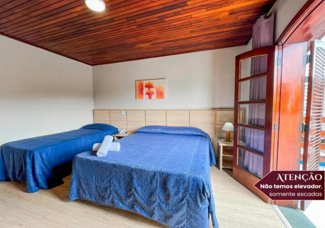 Bedroom, Bed in Hotel Euro Suíte Campos do Jordão By Nacional Inn - A 800 metros da Vila Capivari