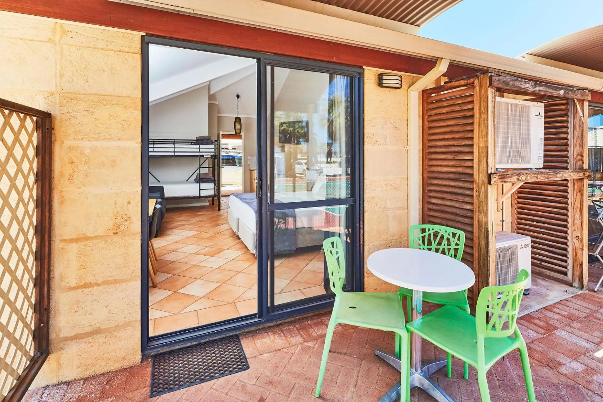 Balcony/Terrace in RAC Monkey Mia Dolphin Resort