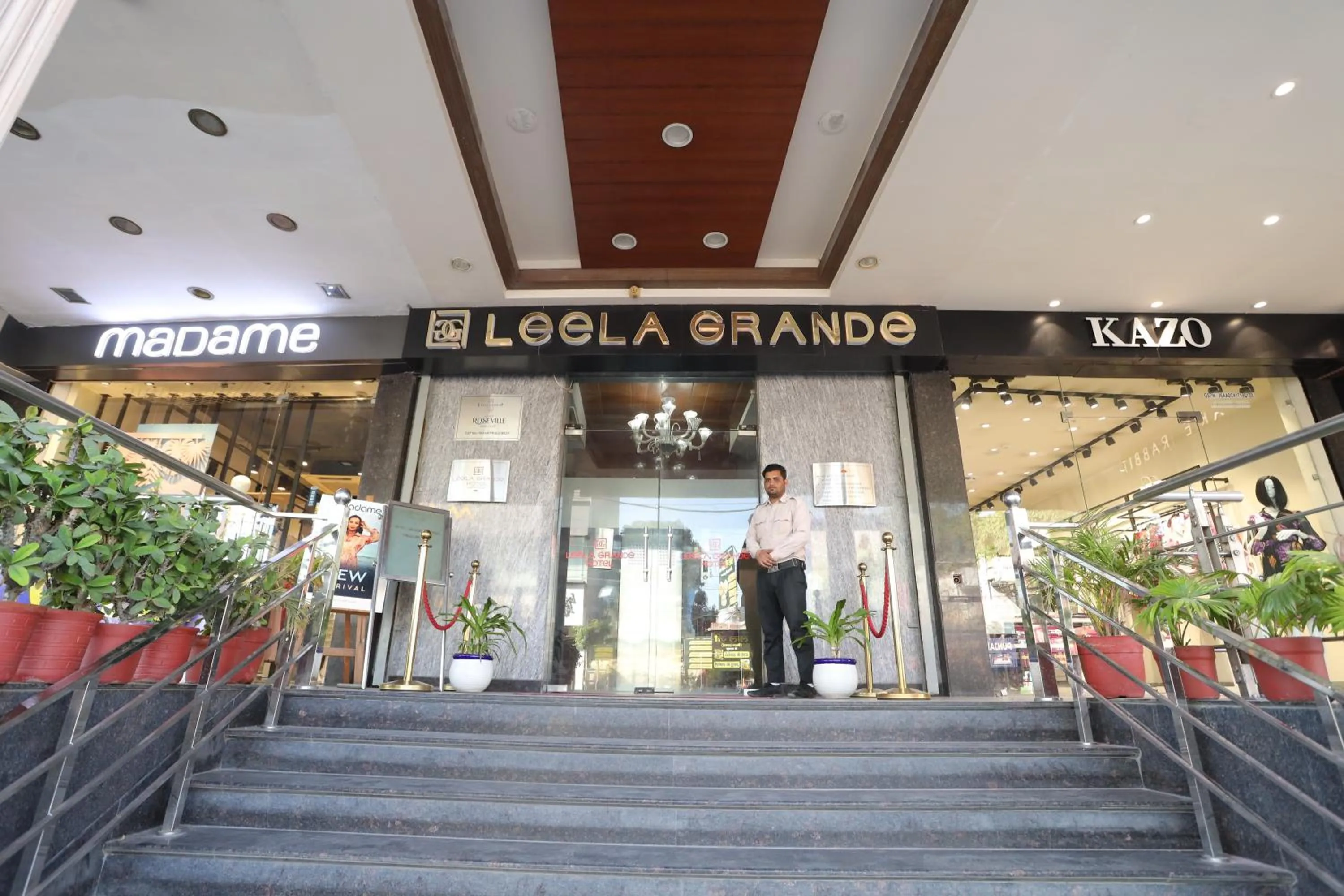 Facade/entrance in Hotel Leela Grande
