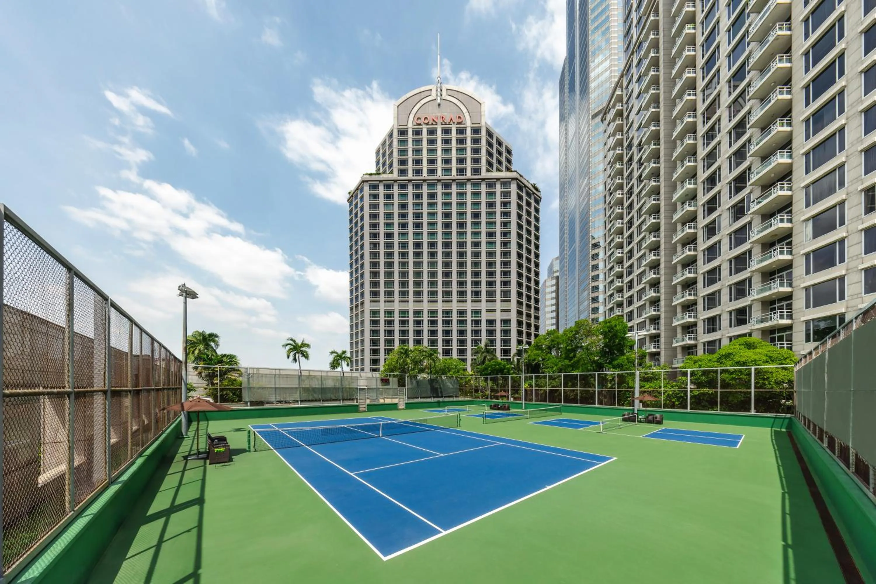 Tennis court in Conrad Bangkok Residences